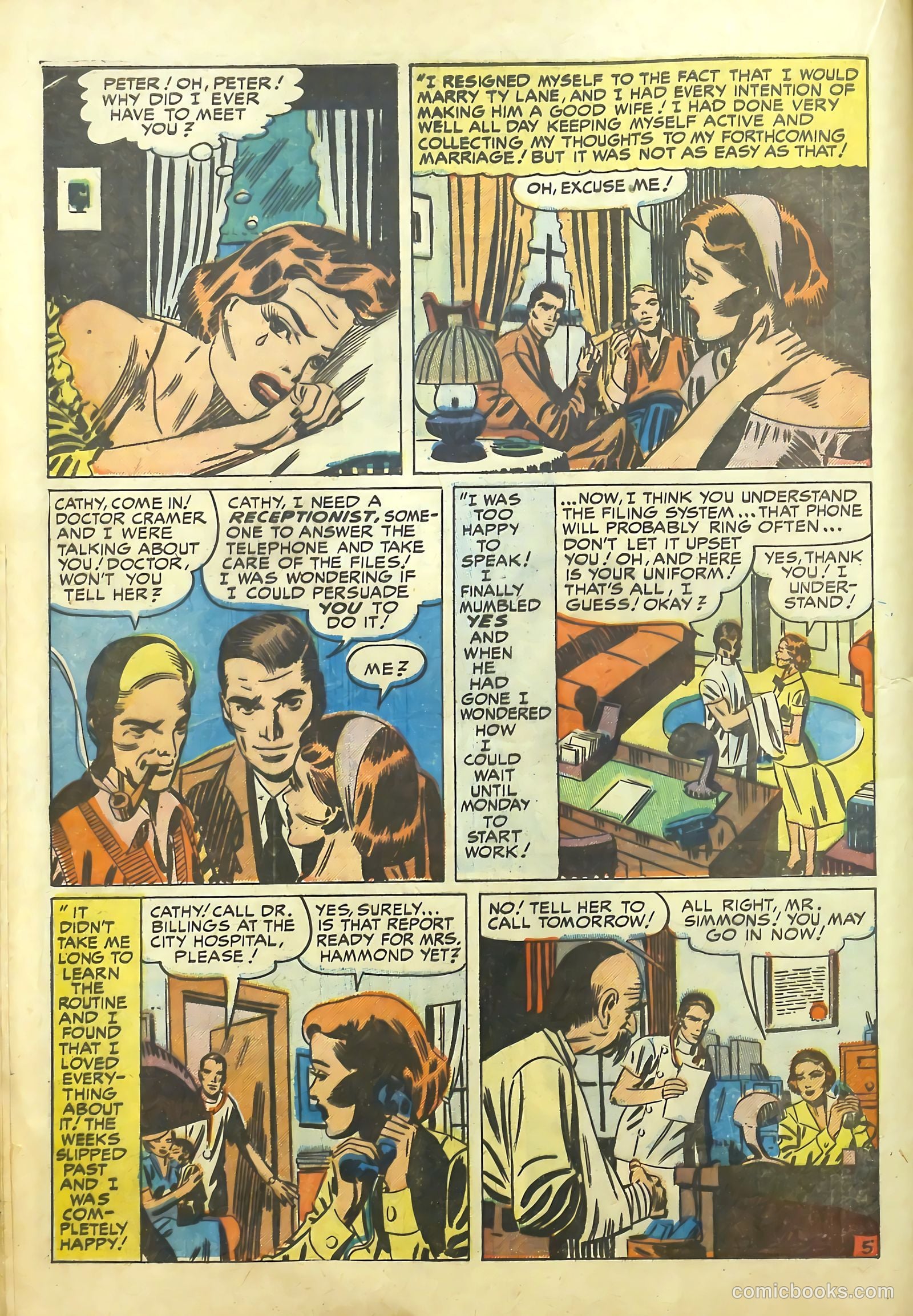Young Romance #29 (1951) — page 22 of 52