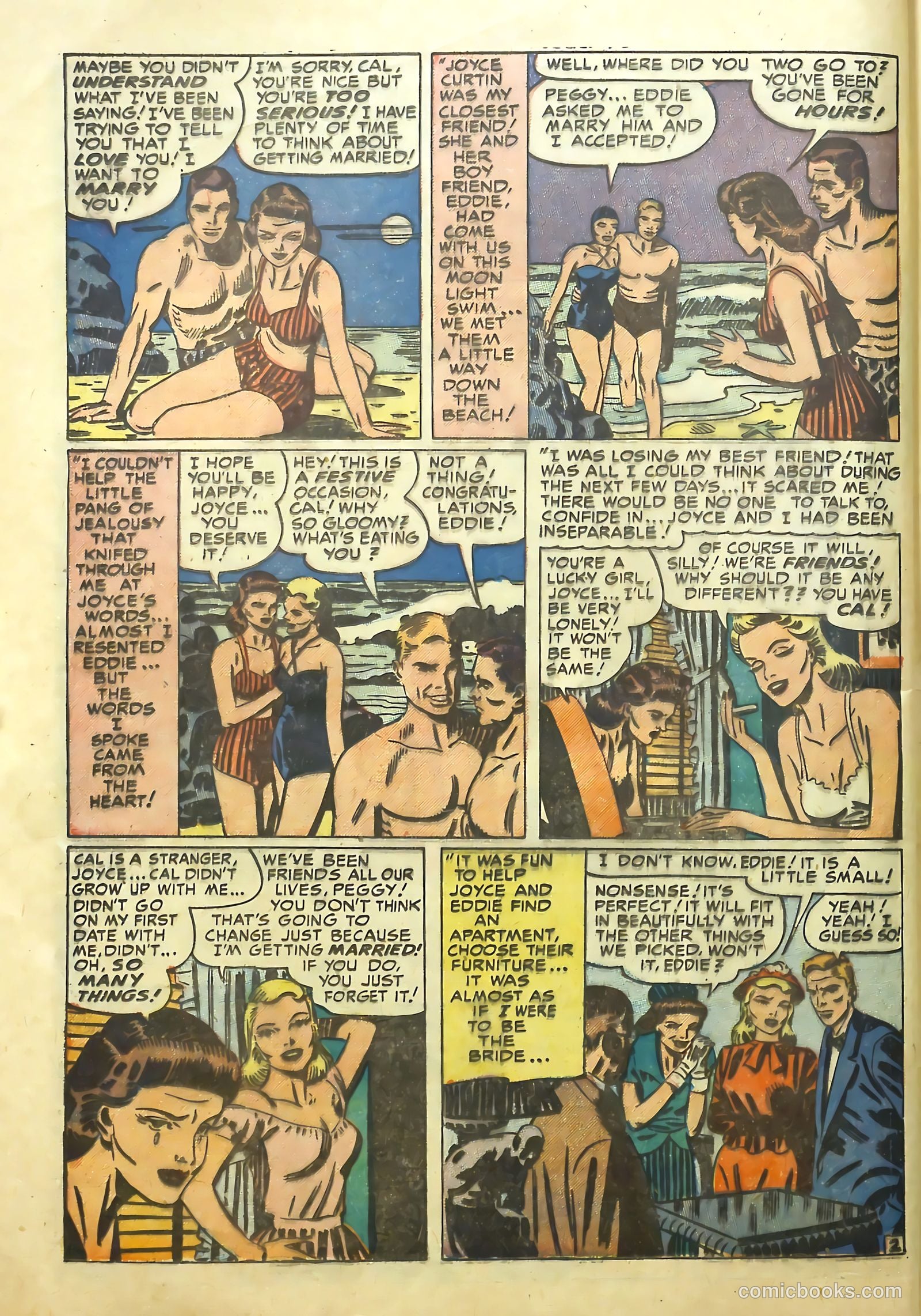 Young Romance #29 (1951) — page 42 of 52