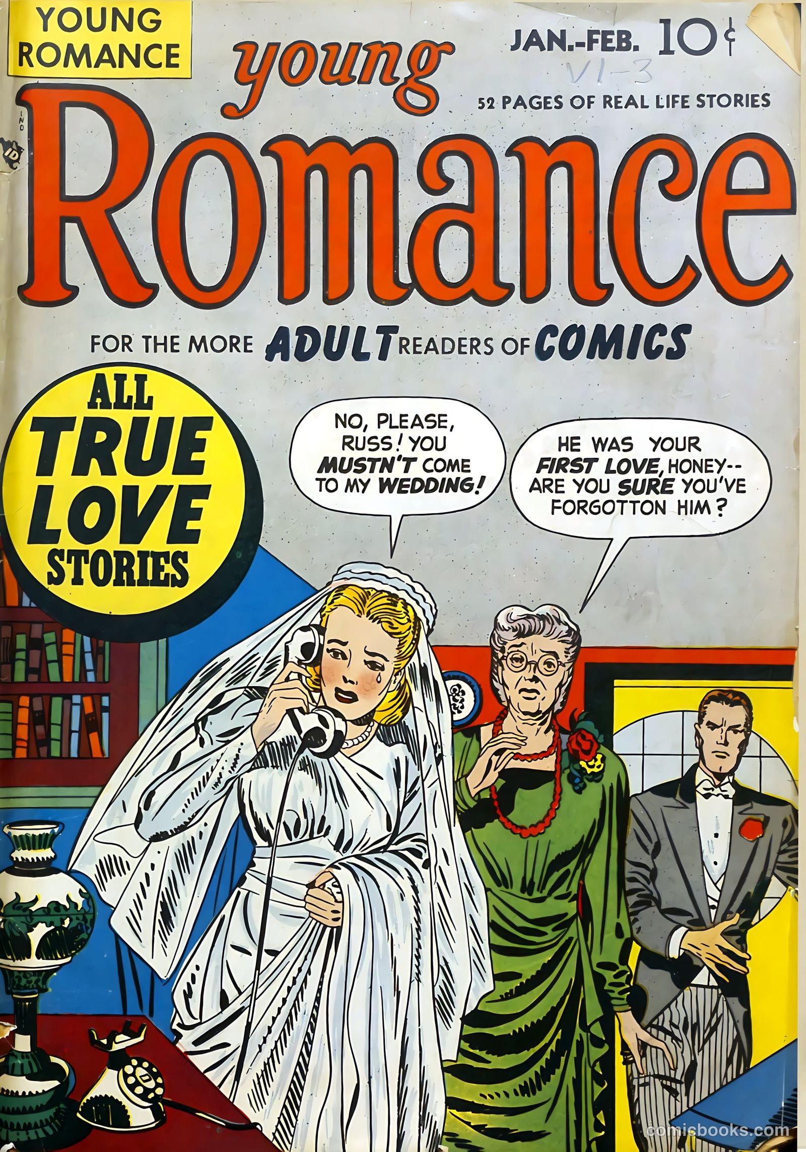 Young Romance #3 (1948) — page 1 of 52