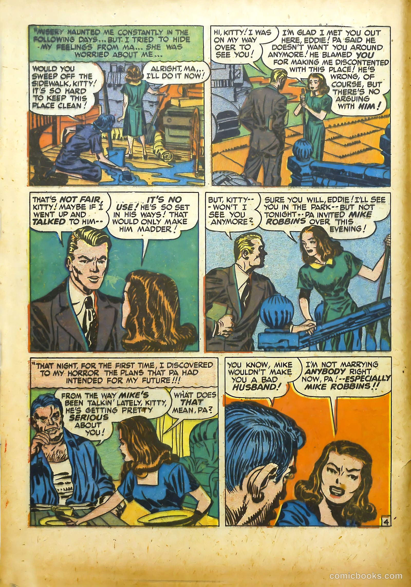 Young Romance #3 (1948) — page 6 of 52