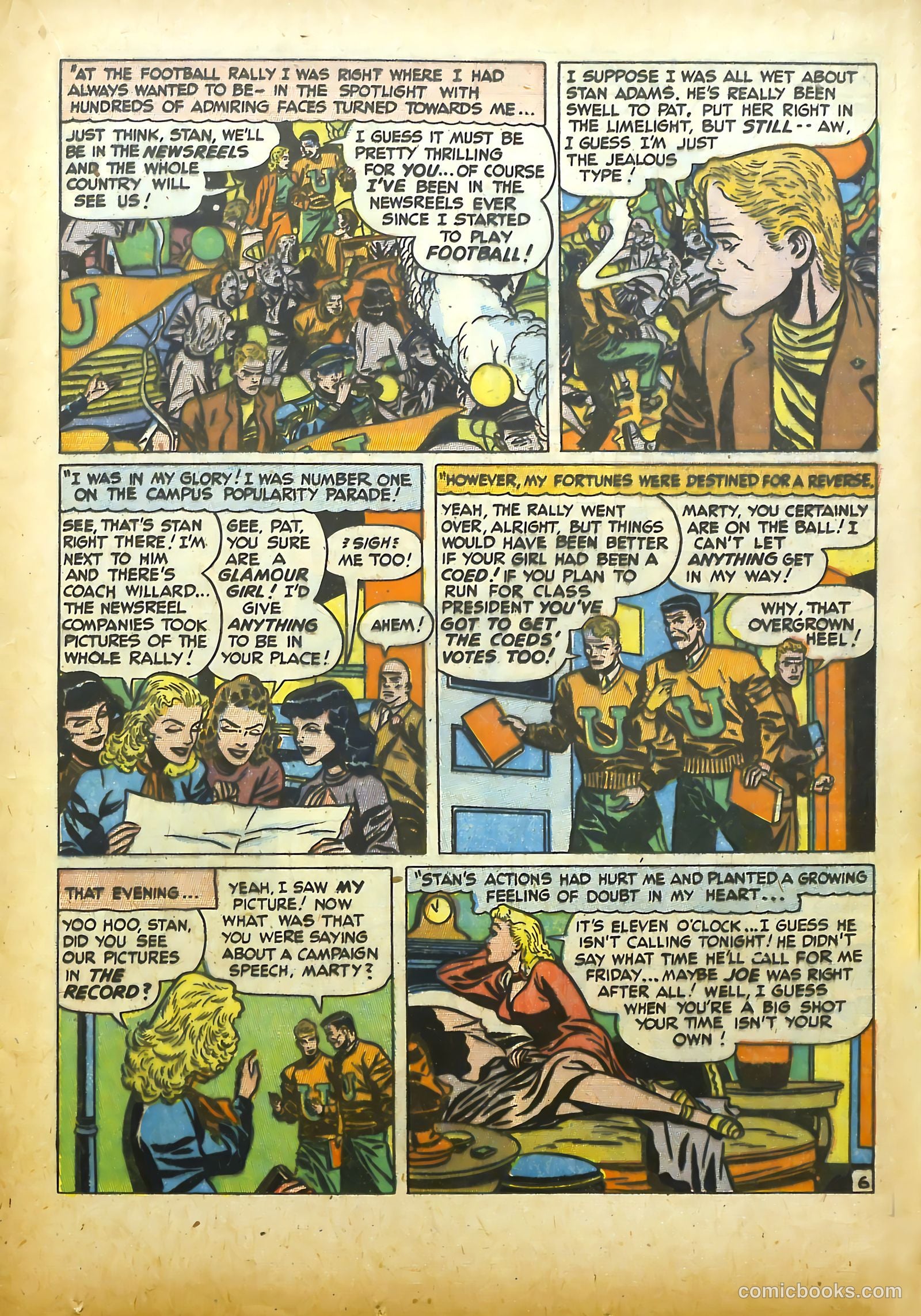 Young Romance #3 (1948) — page 21 of 52