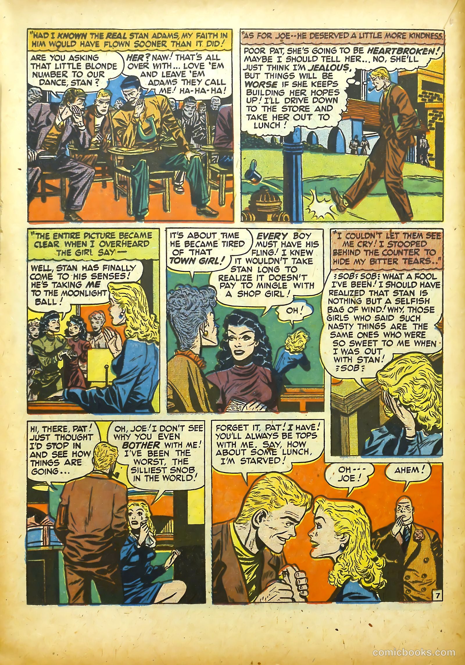 Young Romance #3 (1948) — page 22 of 52