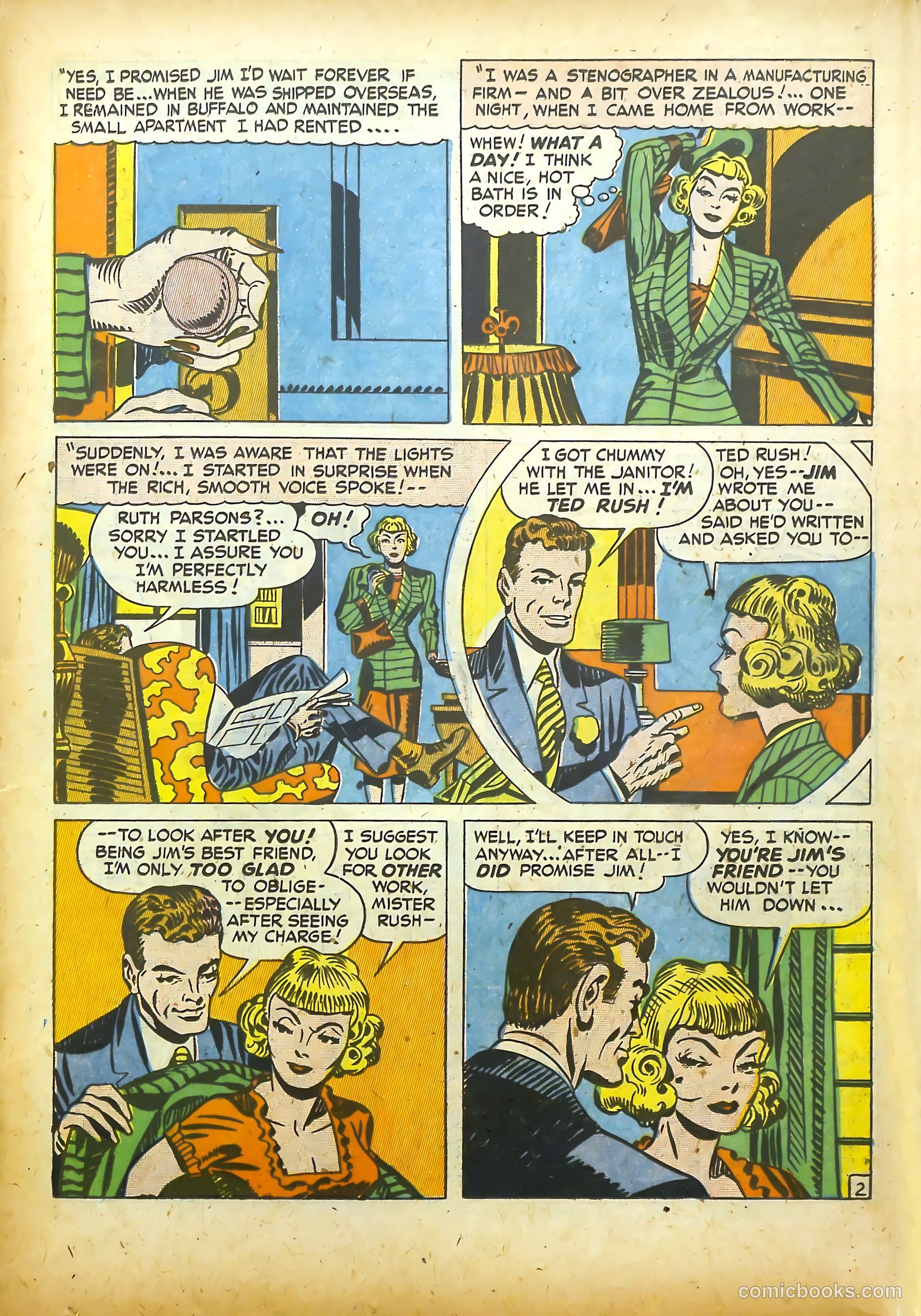 Young Romance #3 (1948) — page 25 of 52