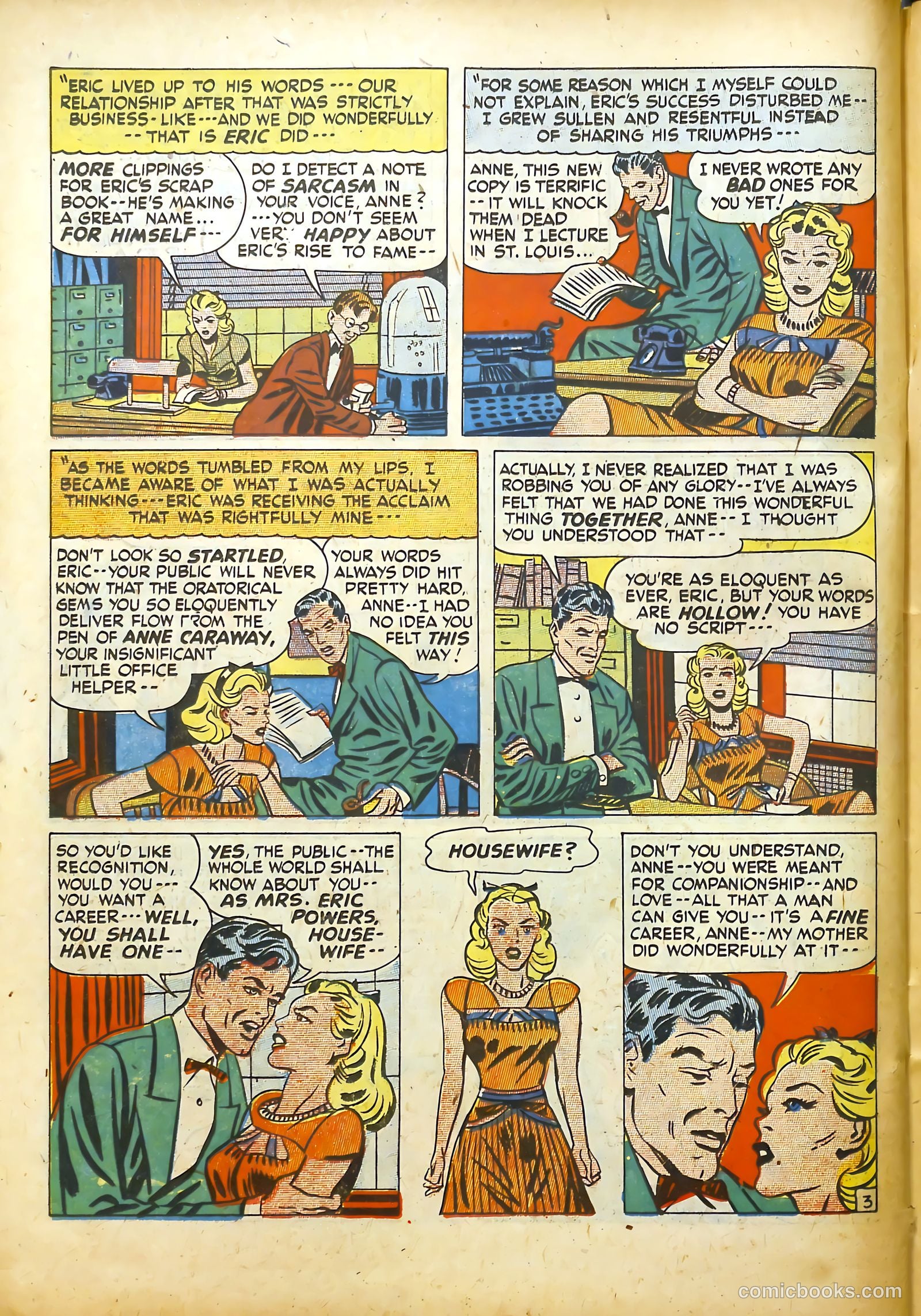Young Romance #3 (1948) — page 36 of 52