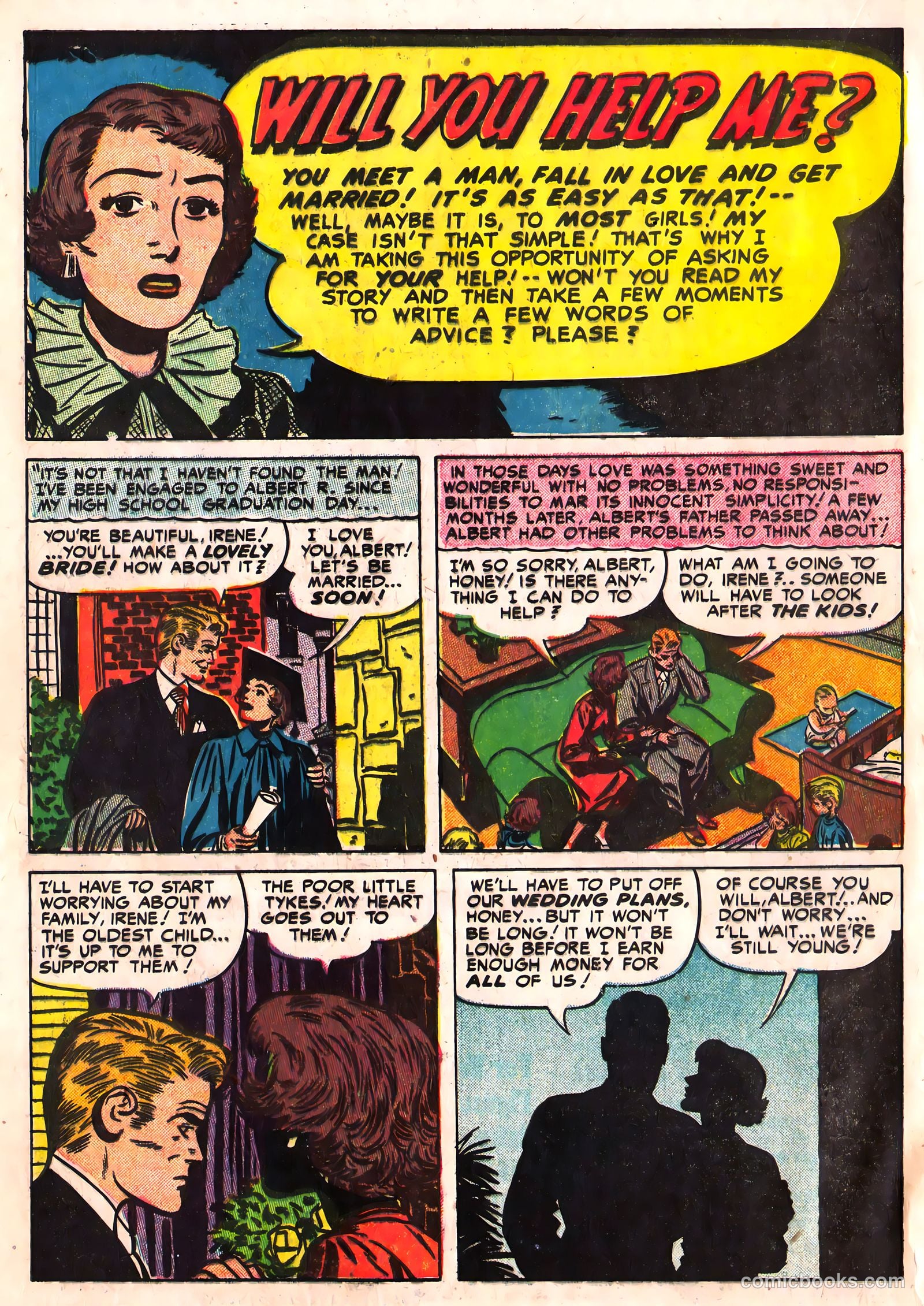 Young Romance #30 (1951) — page 18 of 53