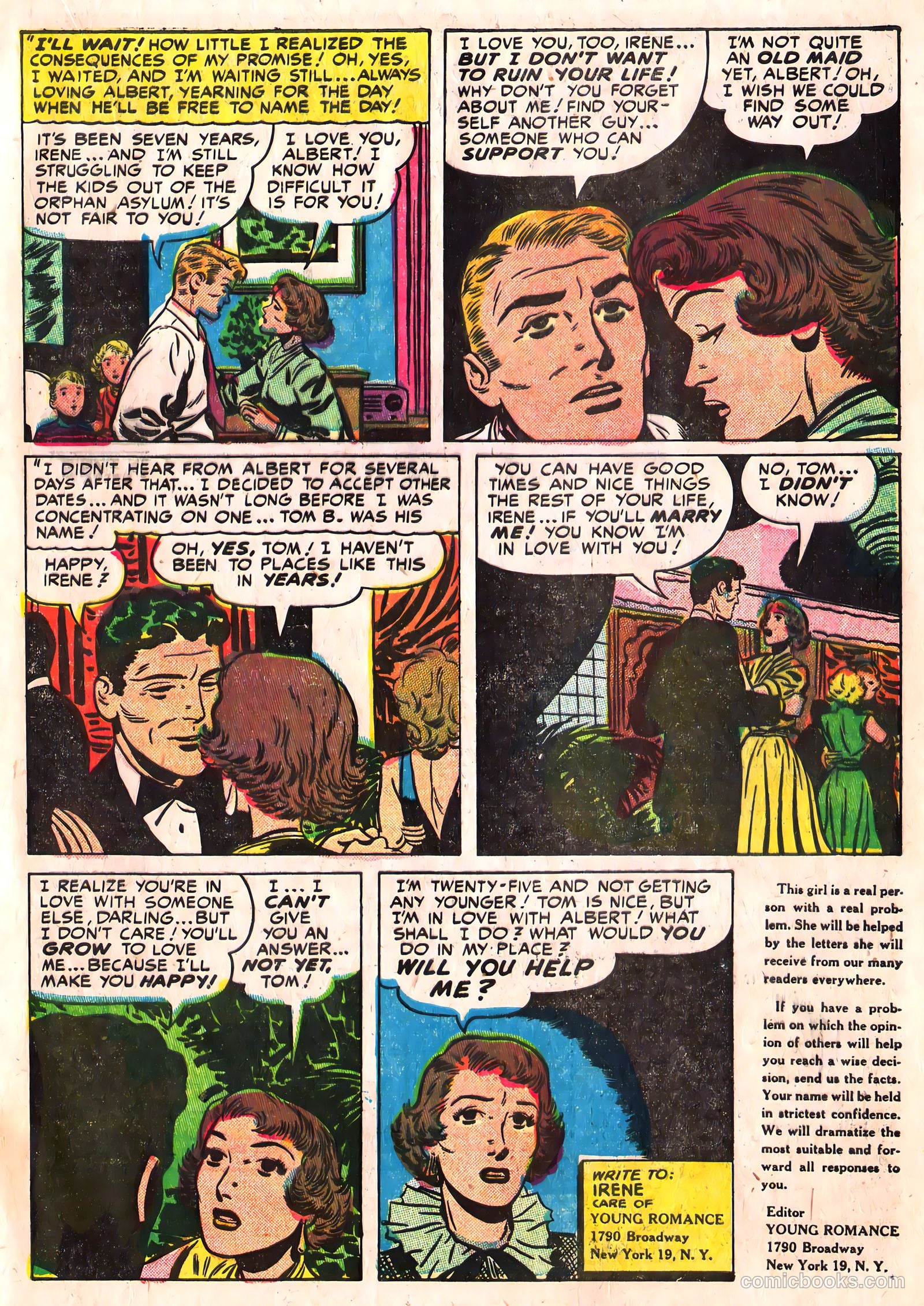 Young Romance #30 (1951) — page 19 of 53