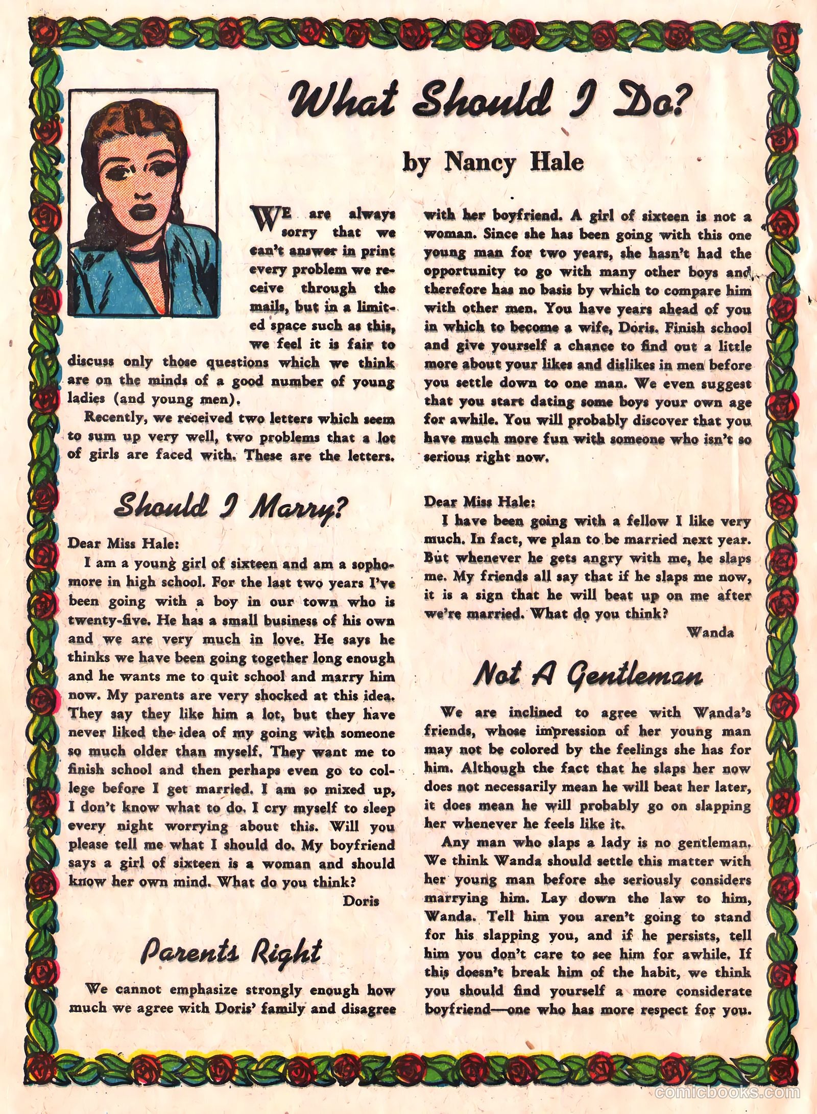 Young Romance #30 (1951) — page 30 of 53