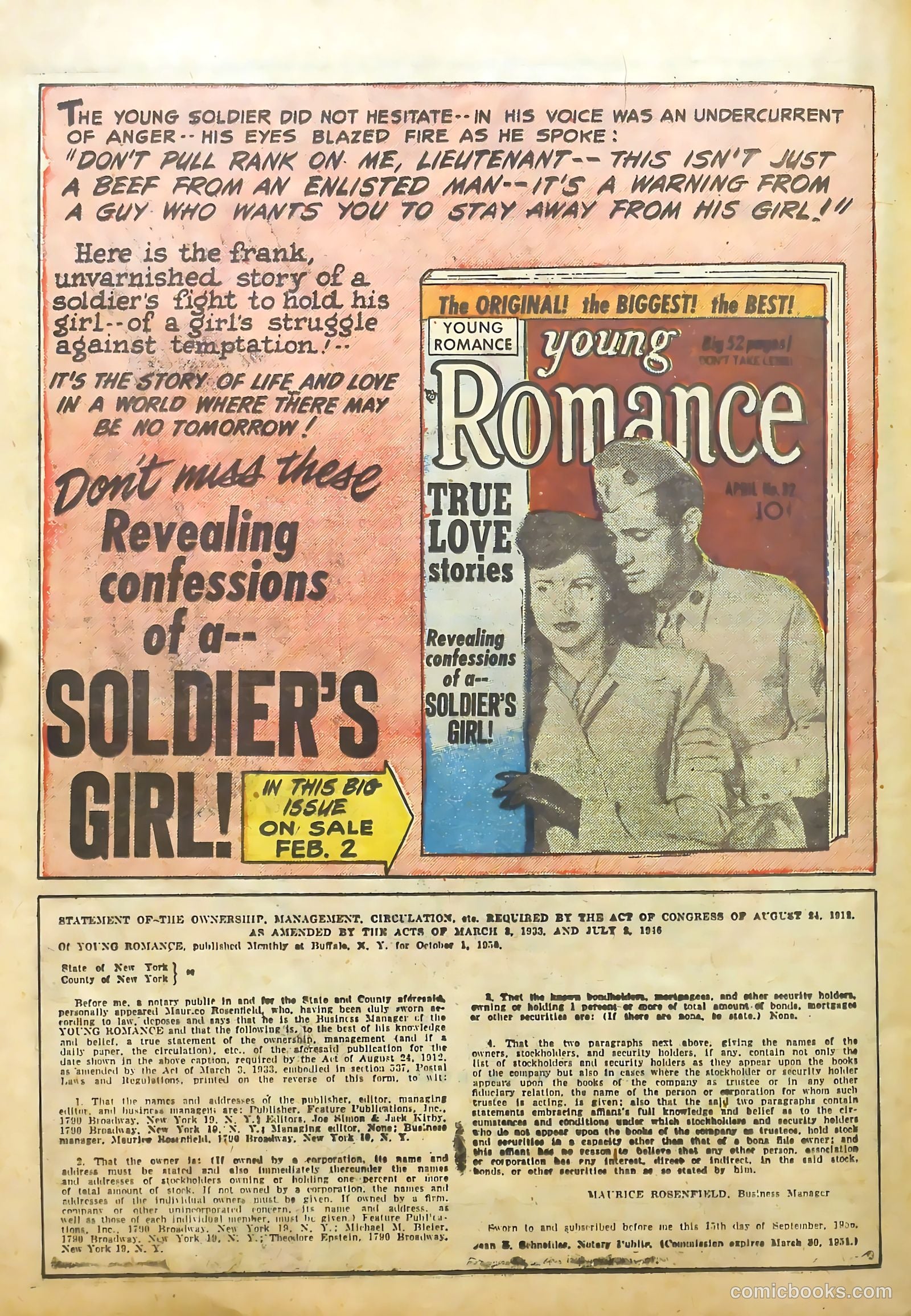 Young Romance #31 (1948) — page 41 of 53