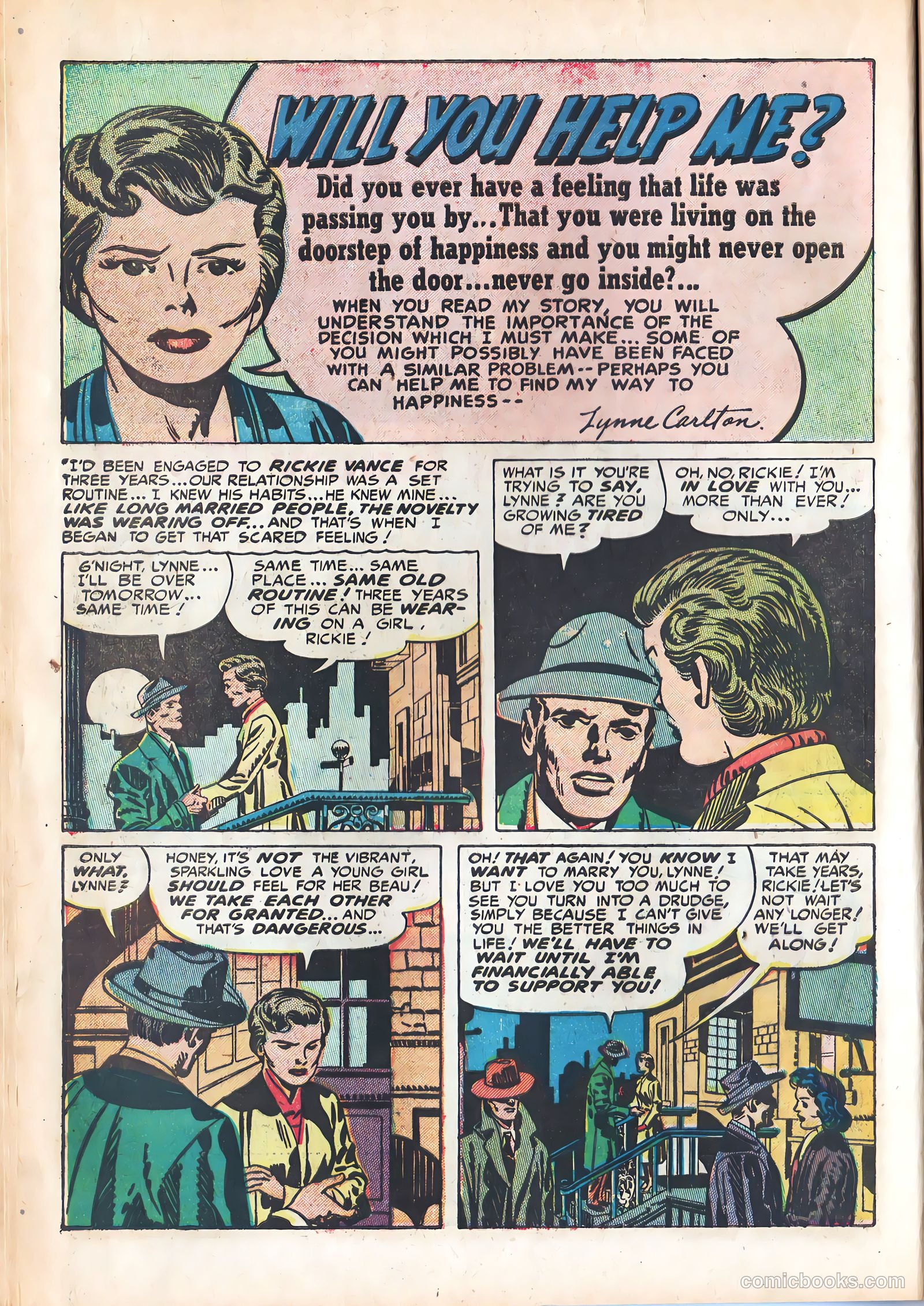 Young Romance #32 (1949) — page 16 of 52