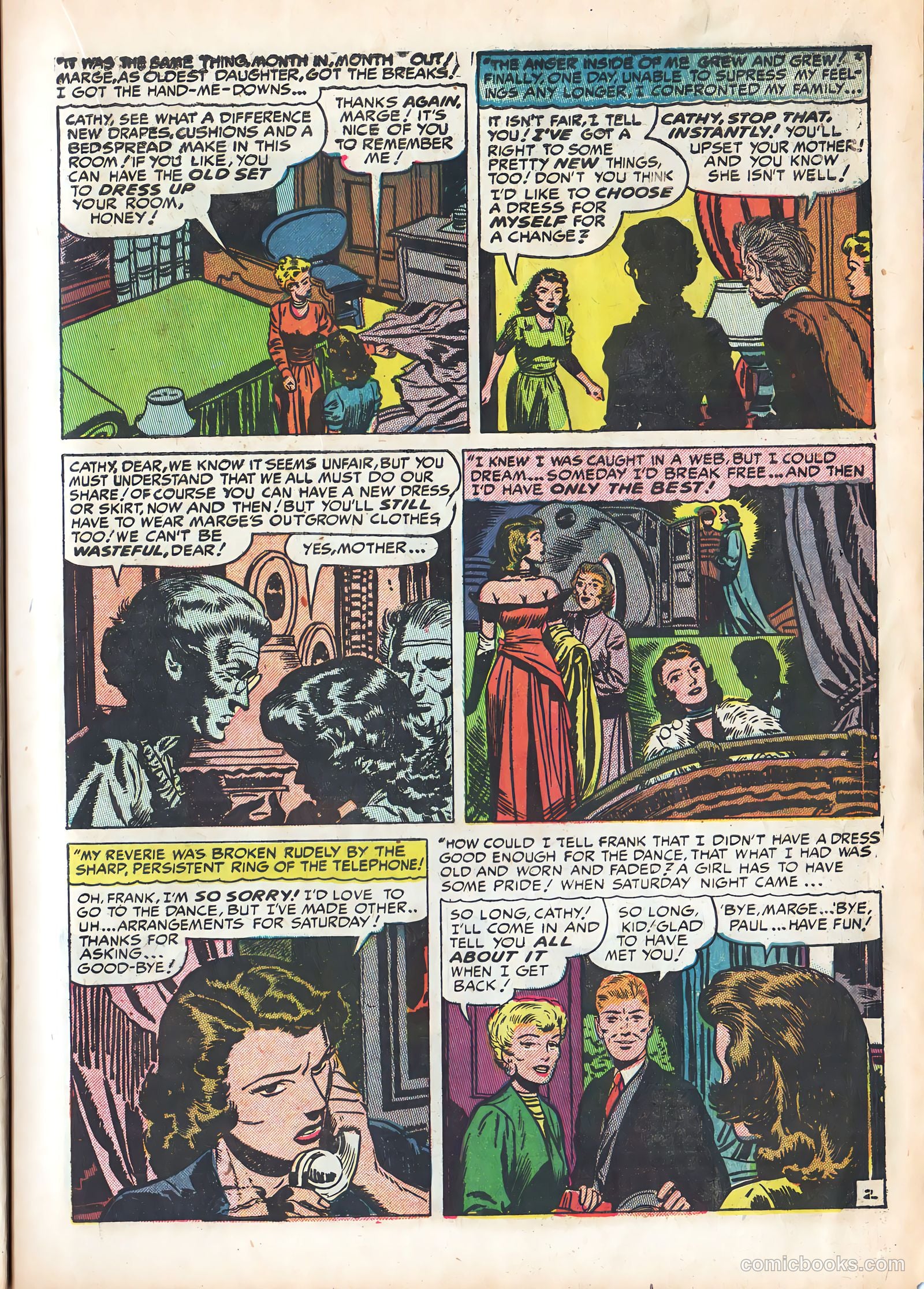 Young Romance #32 (1949) — page 21 of 52