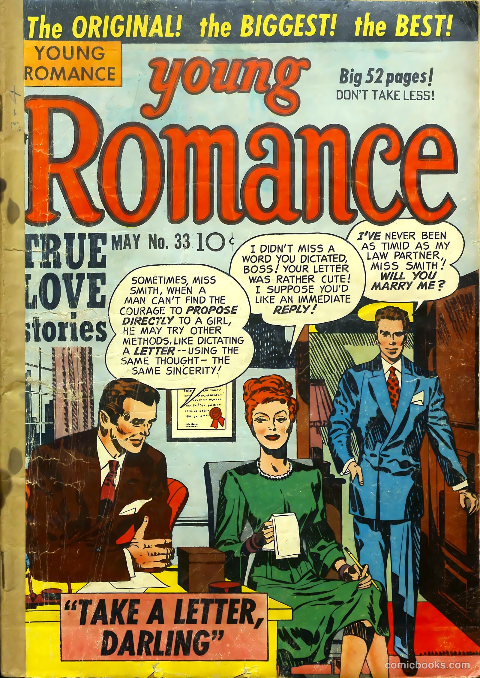 Young Romance #33 (1950) — page 2 of 53