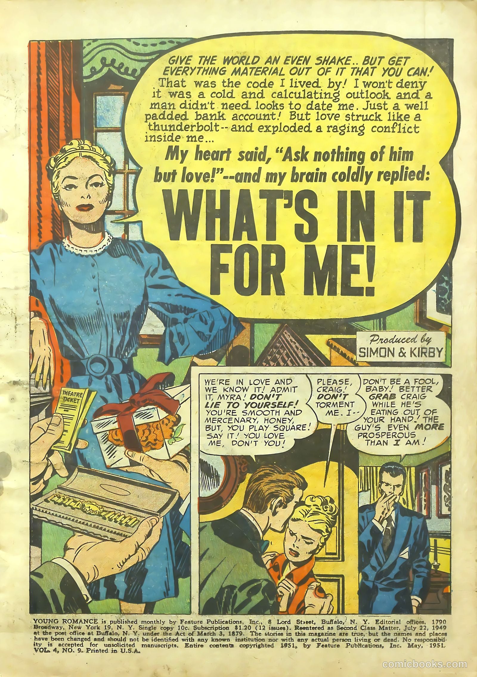 Young Romance #33 (1950) — page 4 of 53