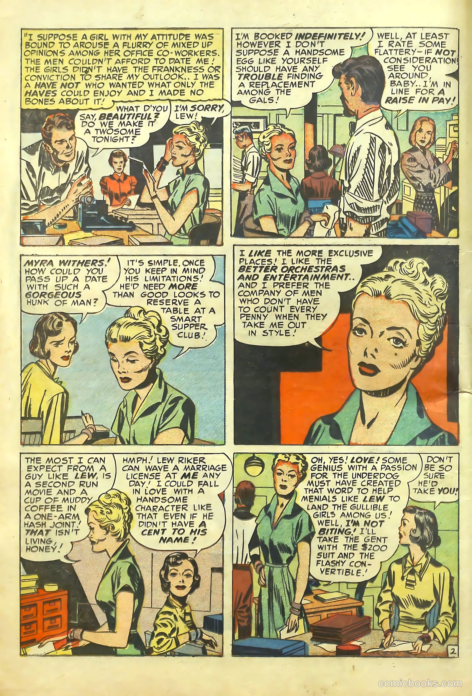 Young Romance #33 (1950) — page 5 of 53