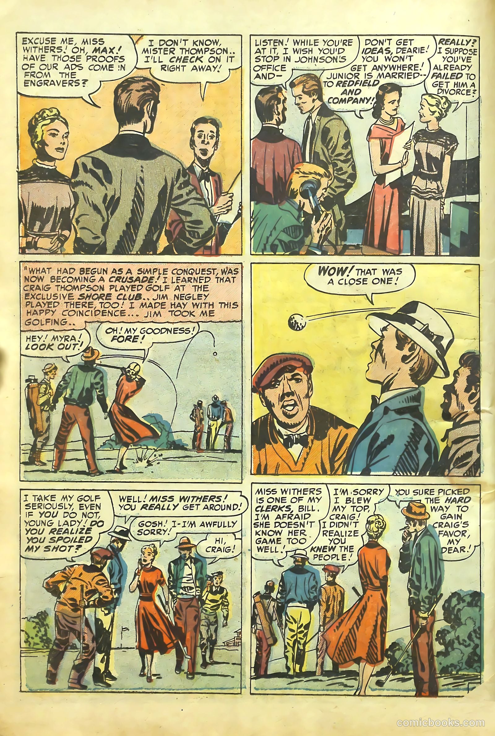 Young Romance #33 (1950) — page 9 of 53