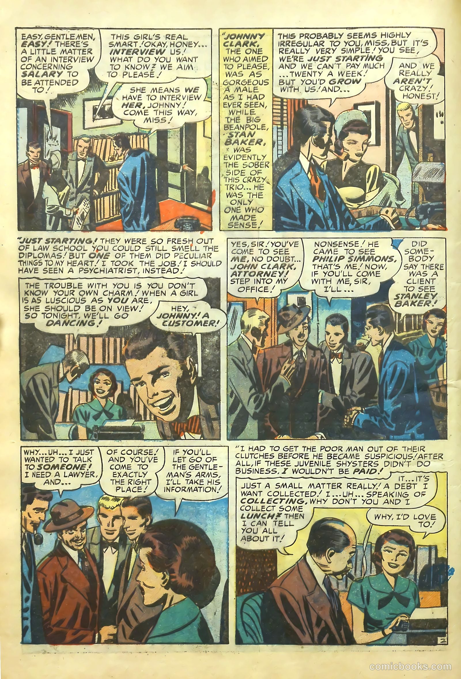 Young Romance #33 (1950) — page 17 of 53