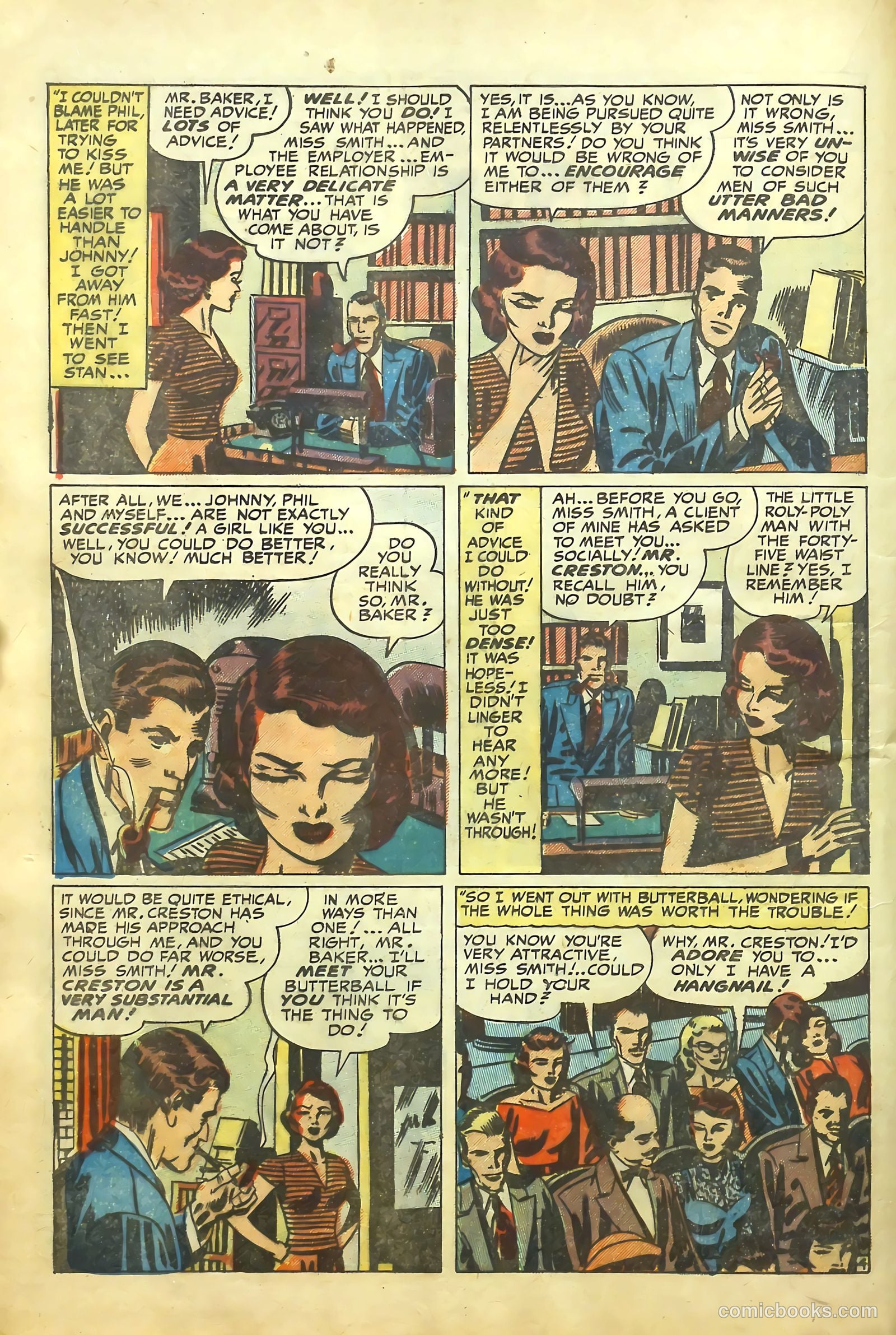 Young Romance #33 (1950) — page 19 of 53