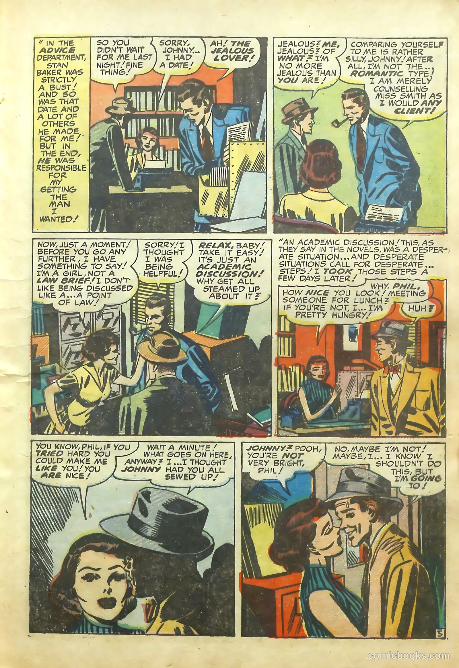 Young Romance #33 (1950) — page 20 of 53