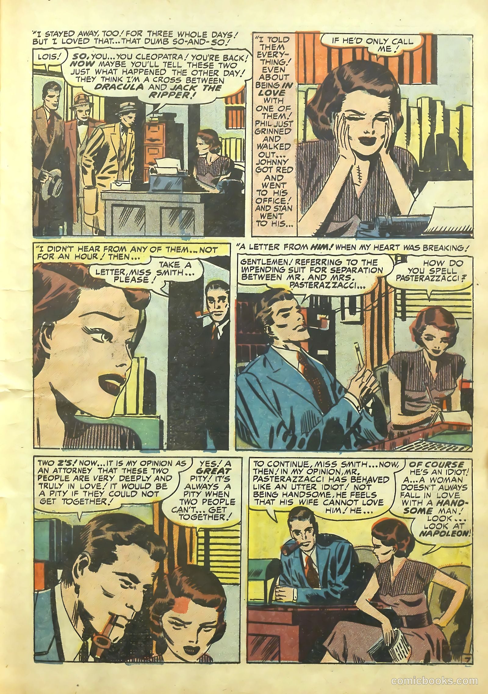 Young Romance #33 (1950) — page 22 of 53