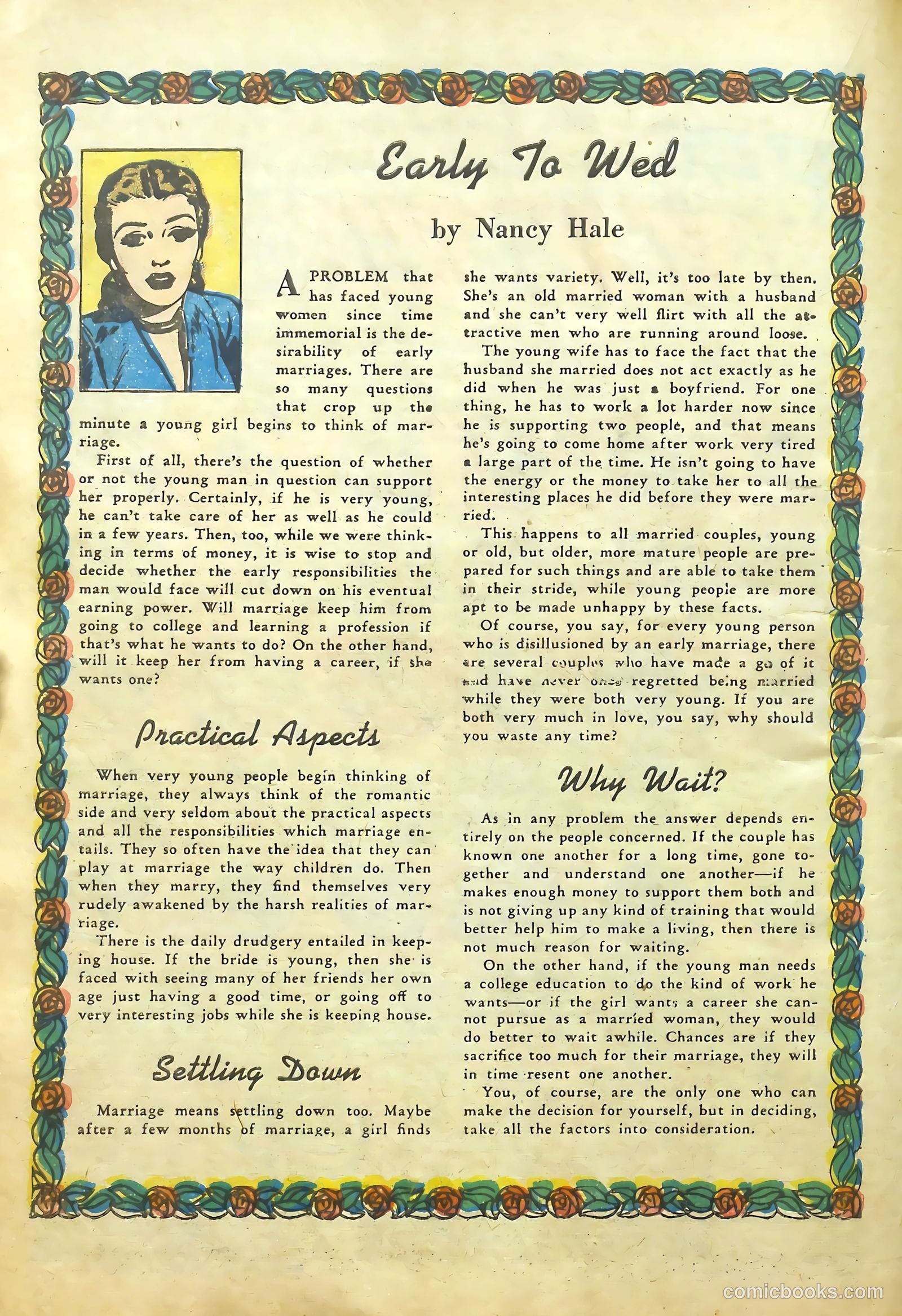 Young Romance #33 (1950) — page 25 of 53