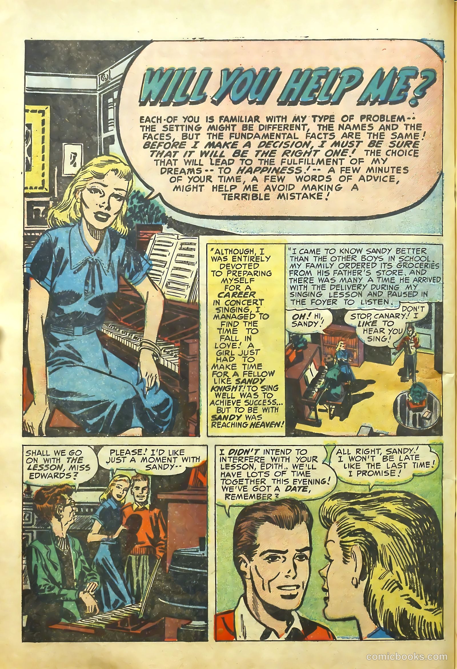 Young Romance #33 (1950) — page 35 of 53
