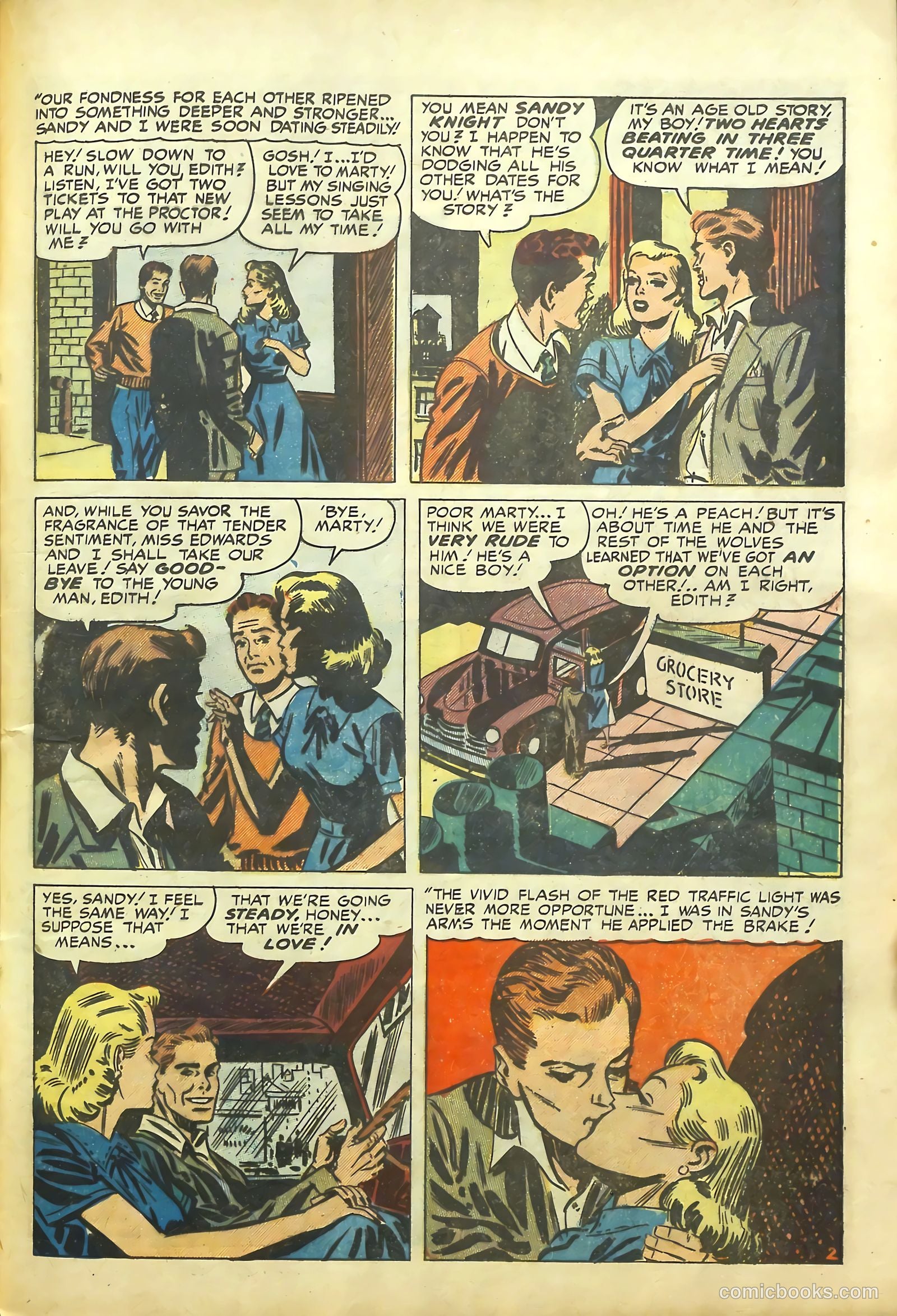 Young Romance #33 (1950) — page 36 of 53