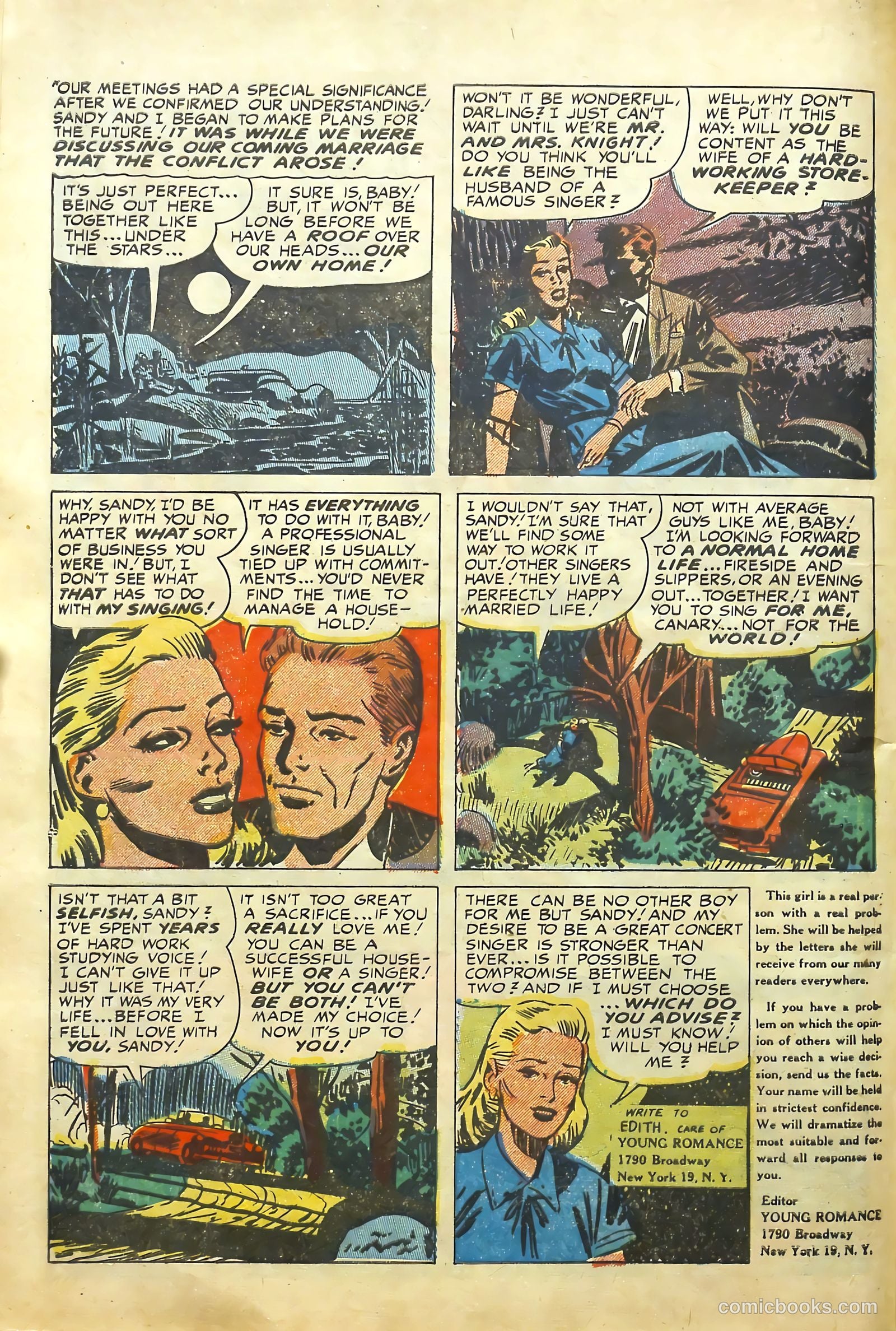 Young Romance #33 (1950) — page 37 of 53
