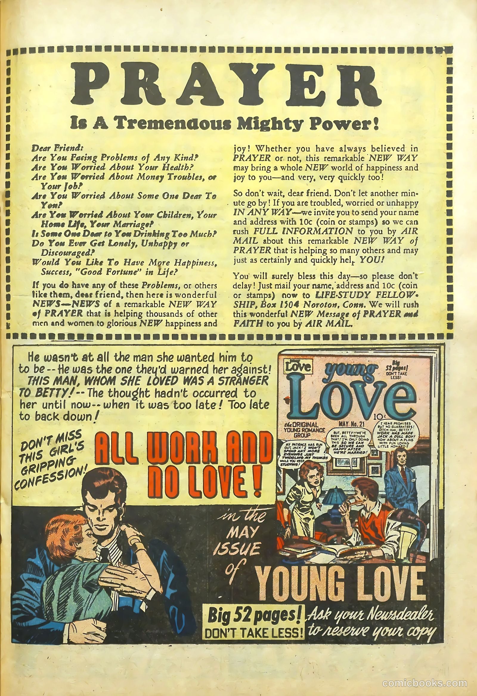 Young Romance #33 (1950) — page 40 of 53