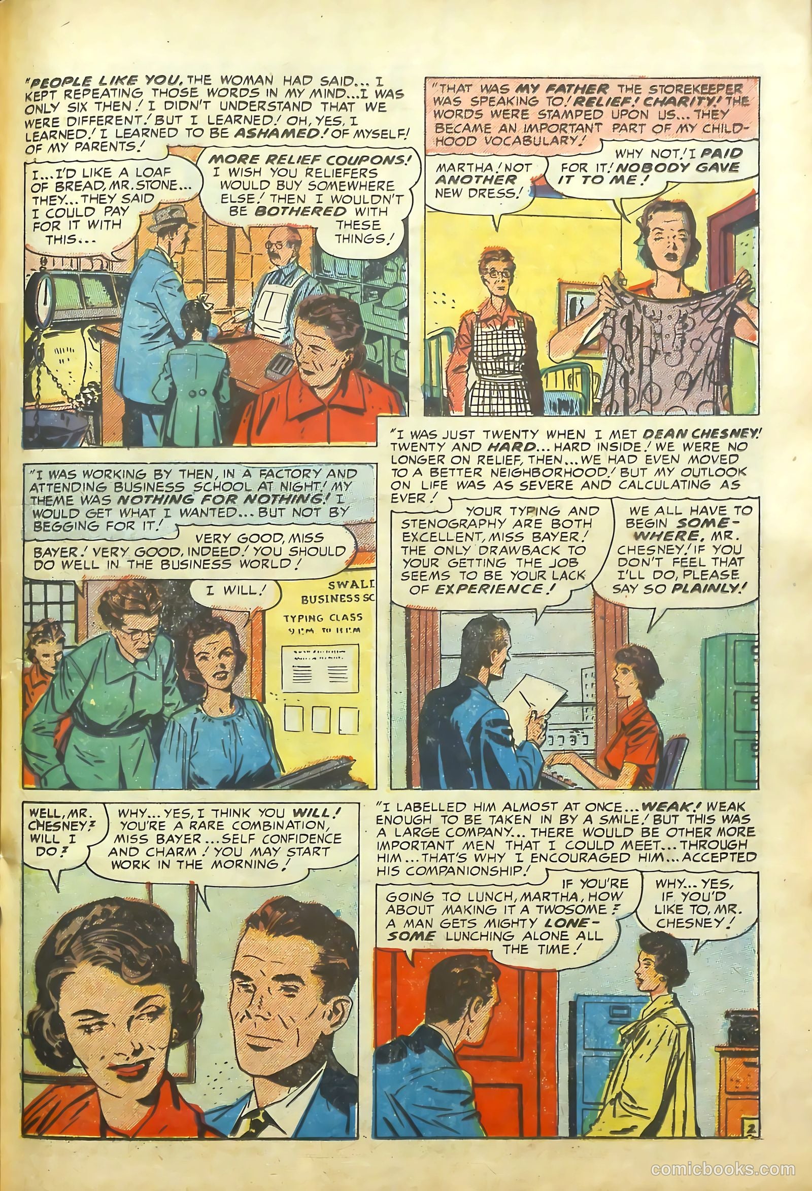 Young Romance #33 (1950) — page 42 of 53