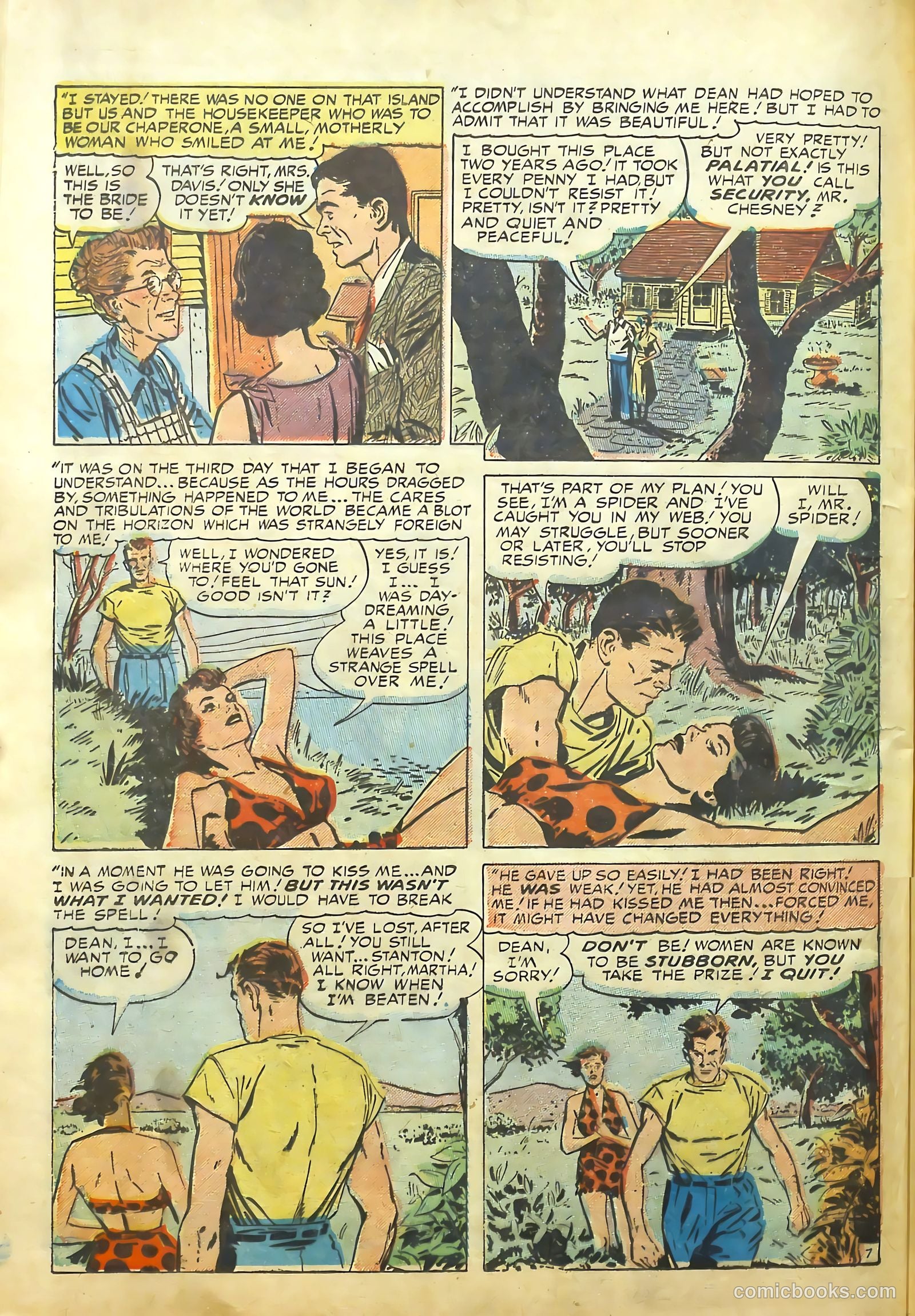 Young Romance #33 (1950) — page 47 of 53