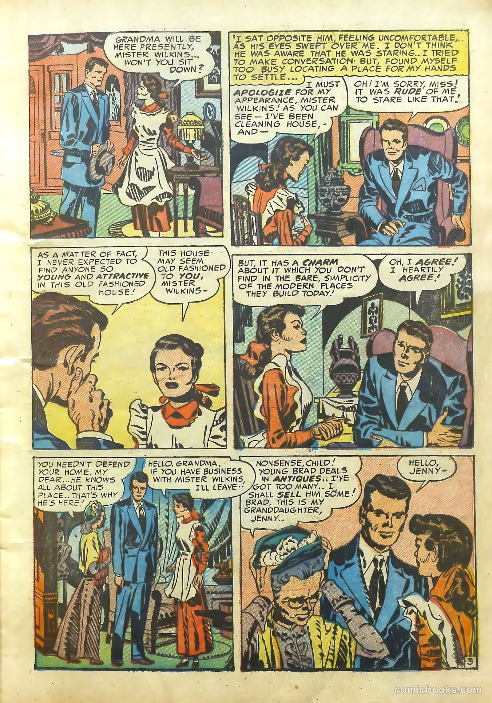 Young Romance #34 (1950) — page 6 of 53