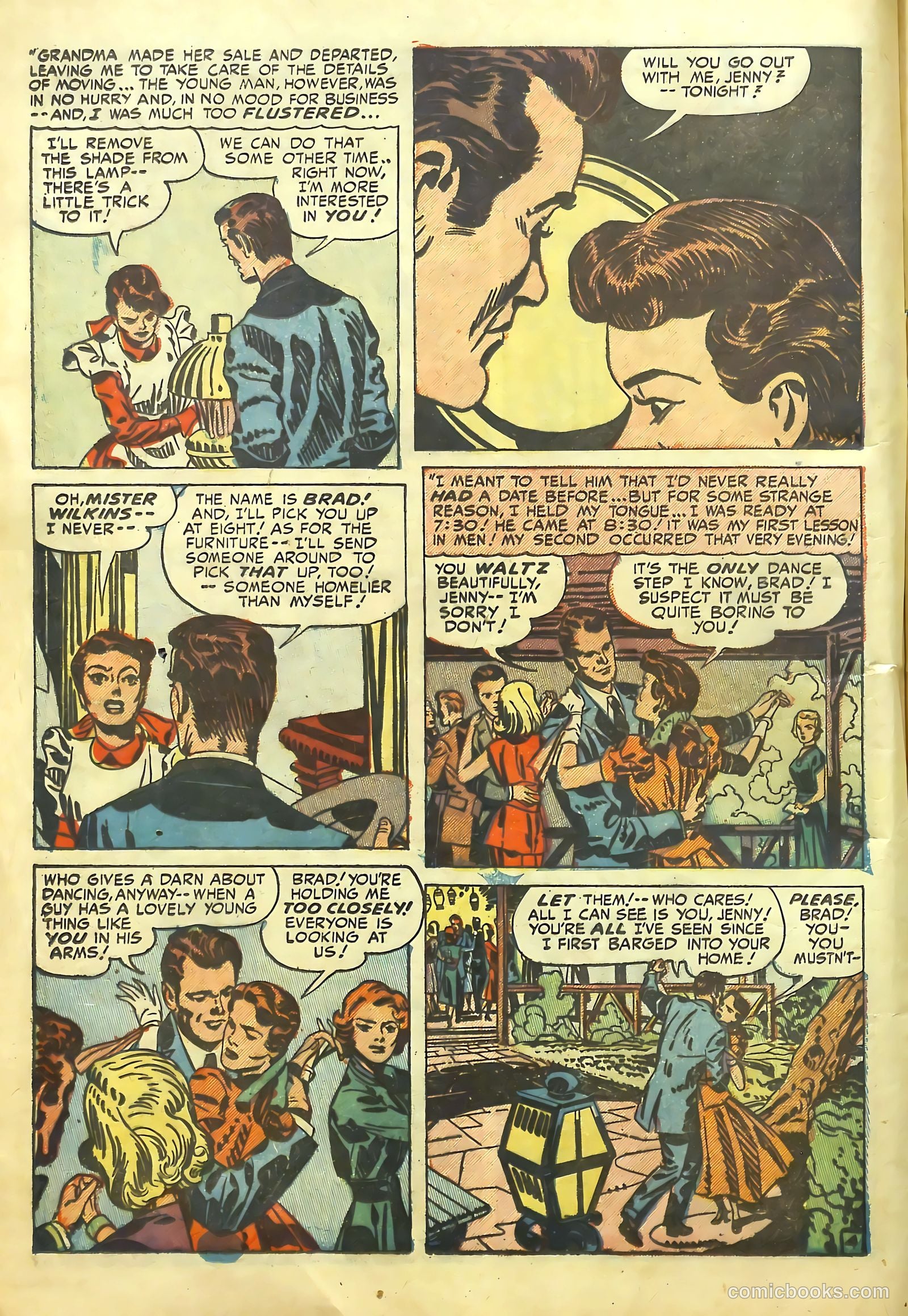 Young Romance #34 (1950) — page 7 of 53