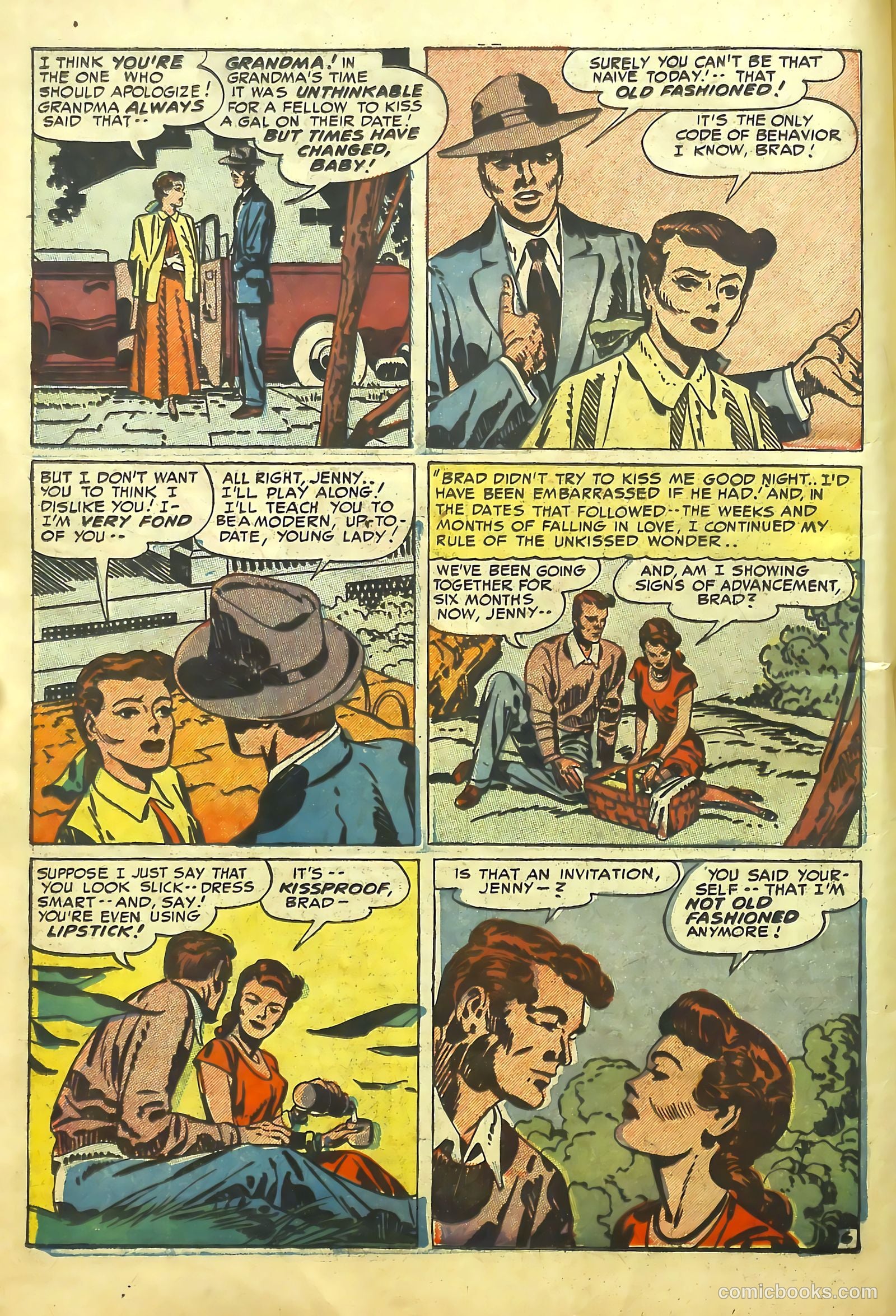 Young Romance #34 (1950) — page 9 of 53