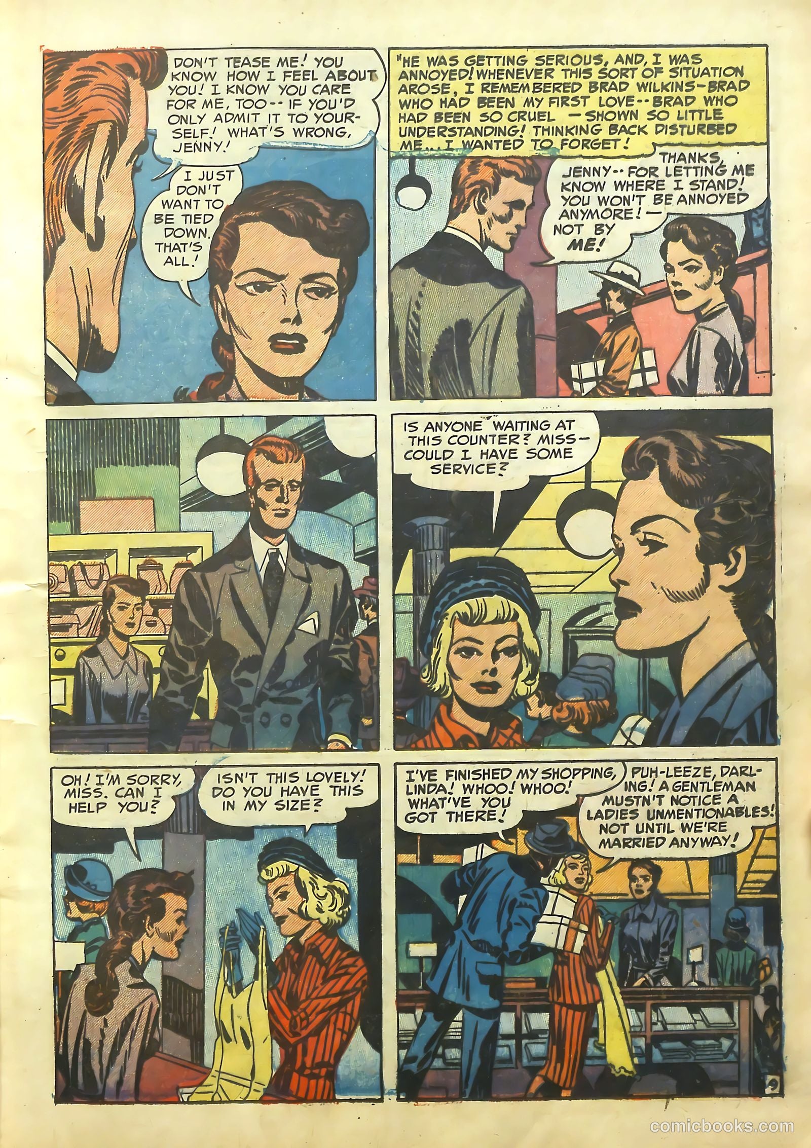 Young Romance #34 (1950) — page 12 of 53