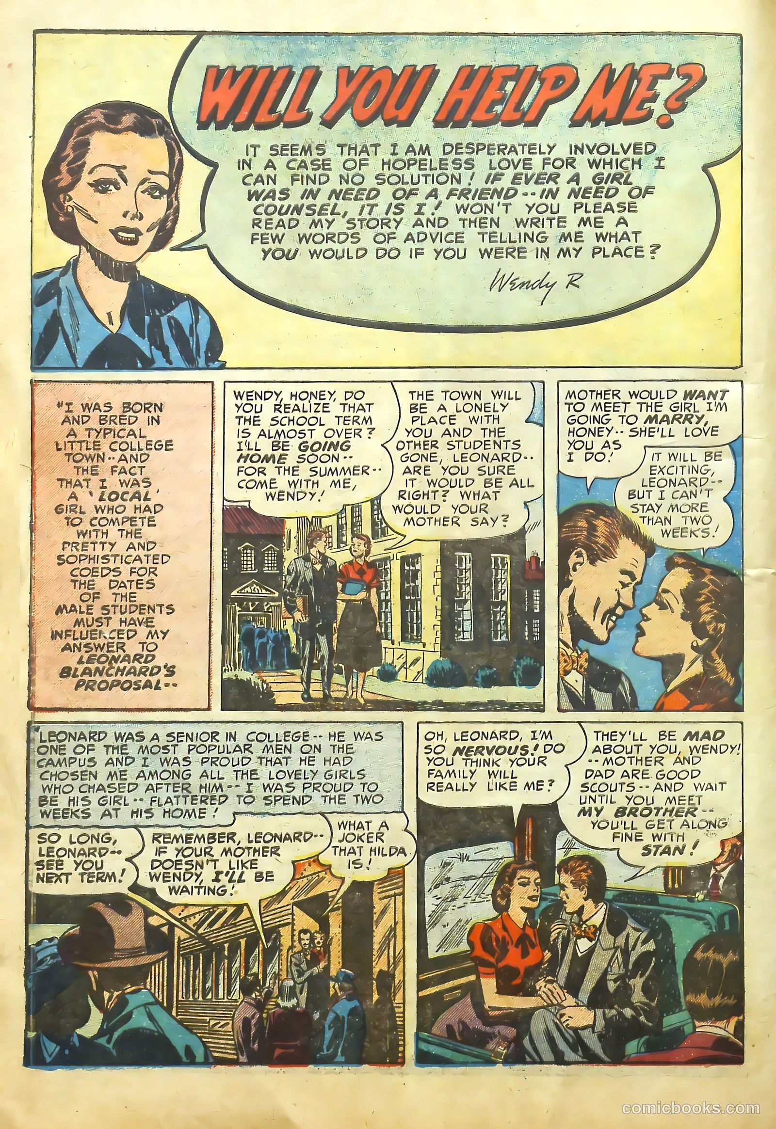 Young Romance #34 (1950) — page 17 of 53