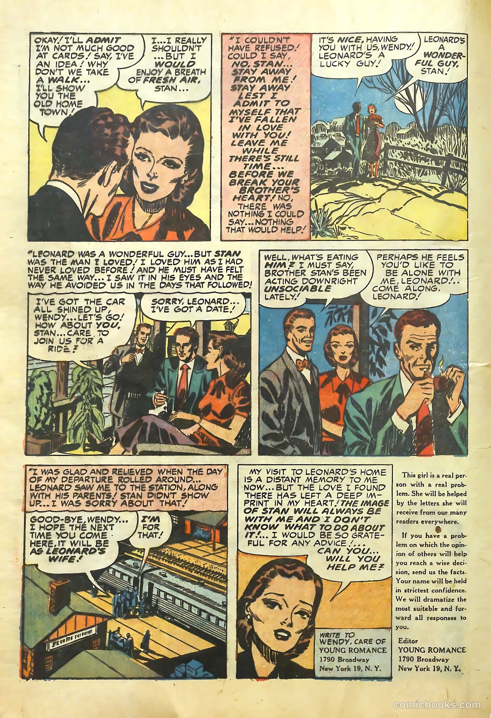 Young Romance #34 (1950) — page 19 of 53