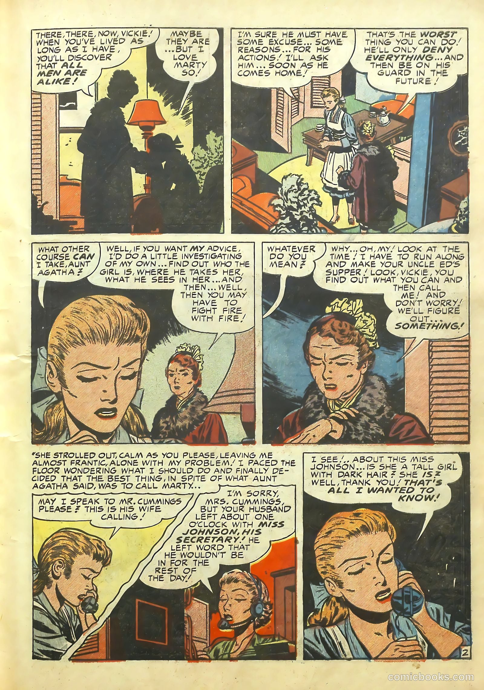 Young Romance #34 (1950) — page 22 of 53