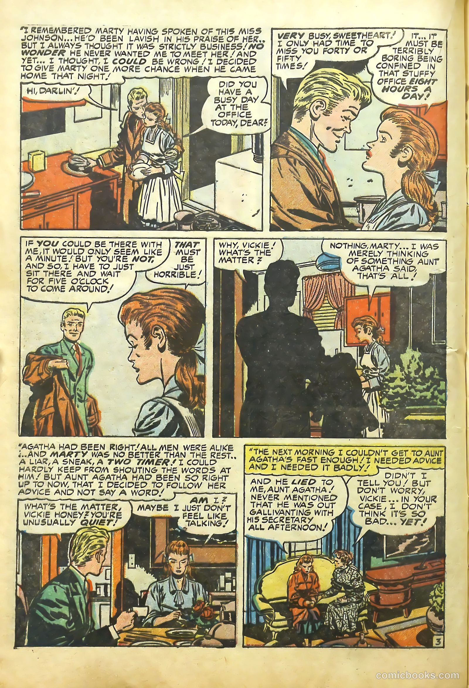 Young Romance #34 (1950) — page 23 of 53