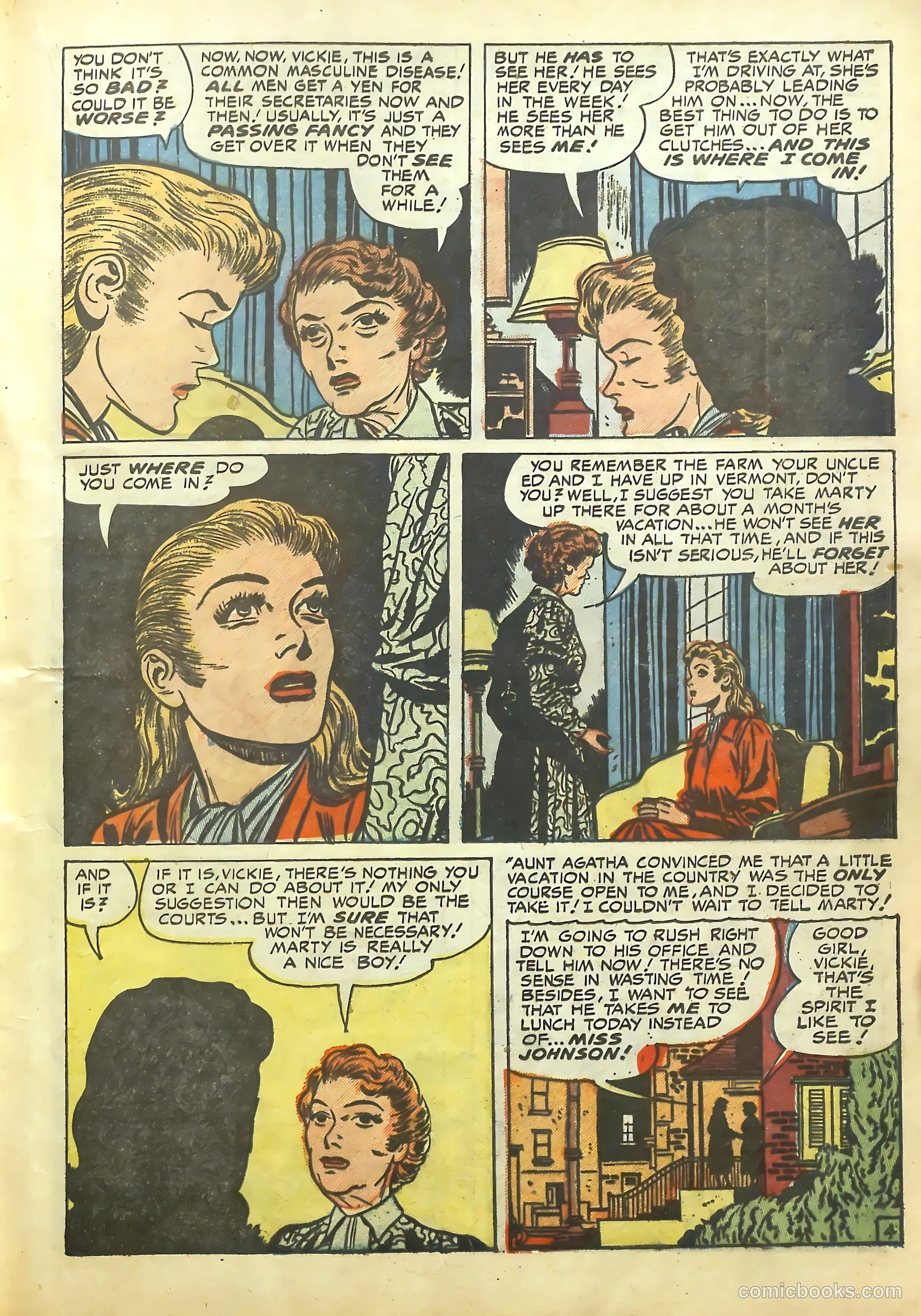 Young Romance #34 (1950) — page 24 of 53