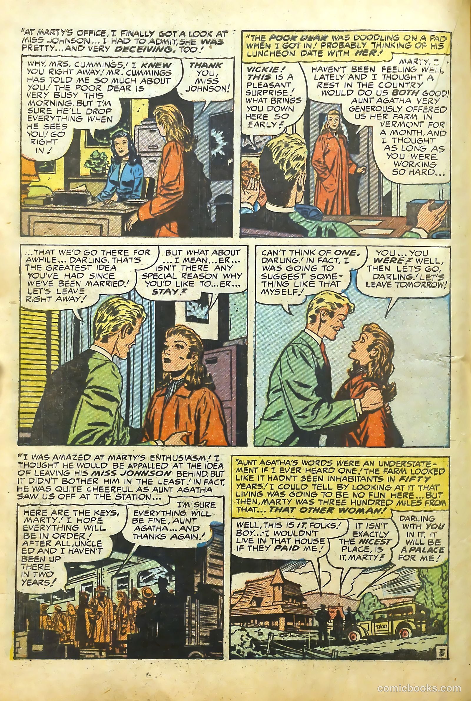 Young Romance #34 (1950) — page 25 of 53