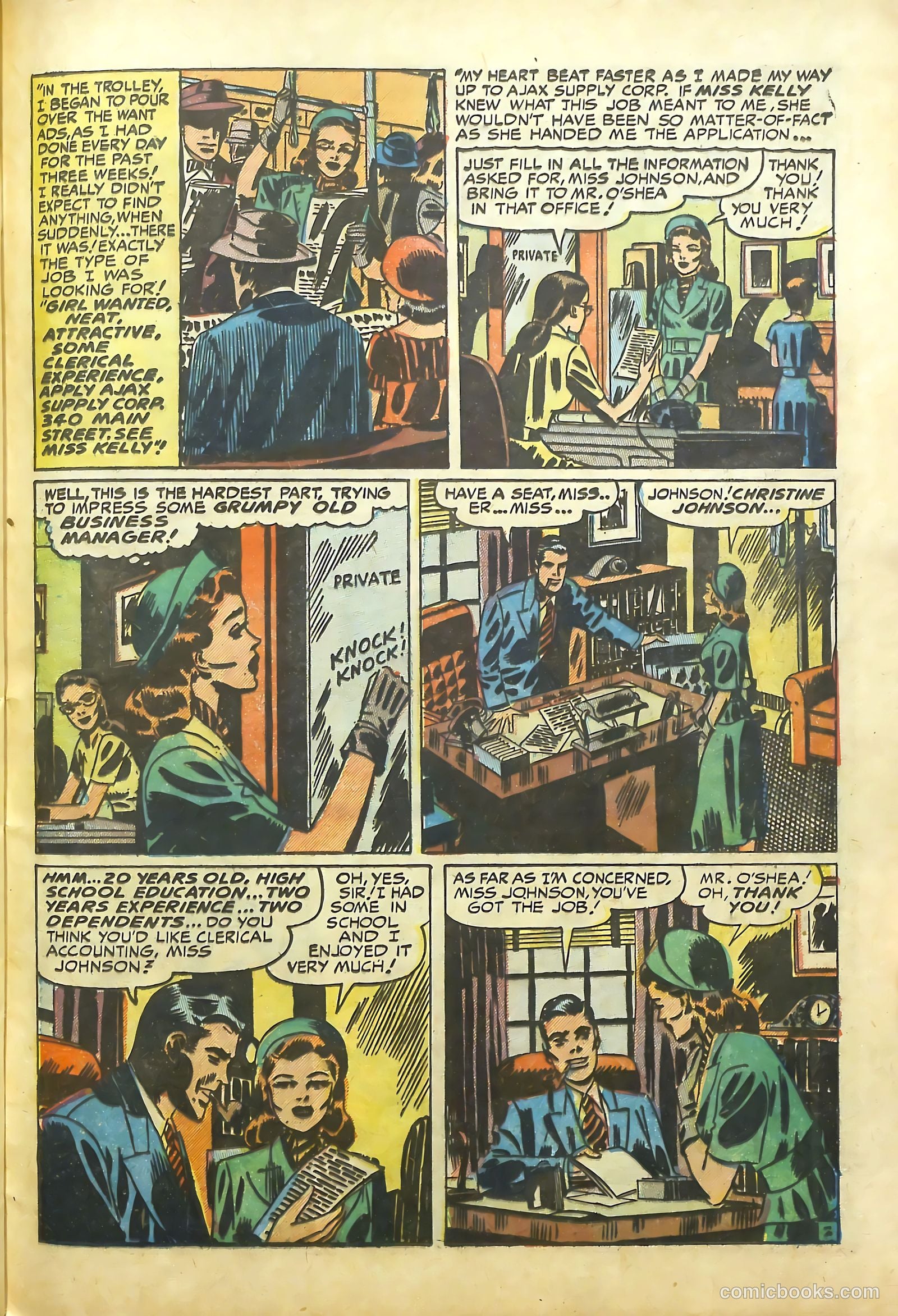 Young Romance #34 (1950) — page 44 of 53