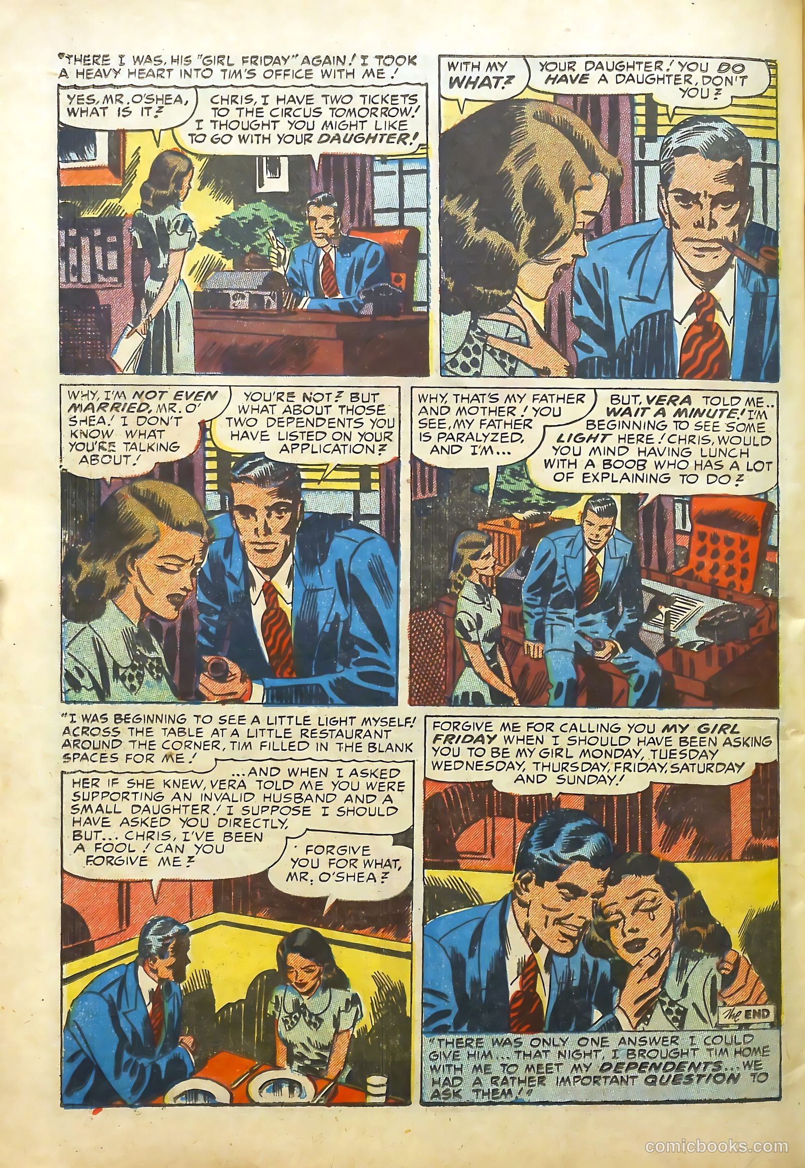 Young Romance #34 (1950) — page 49 of 53