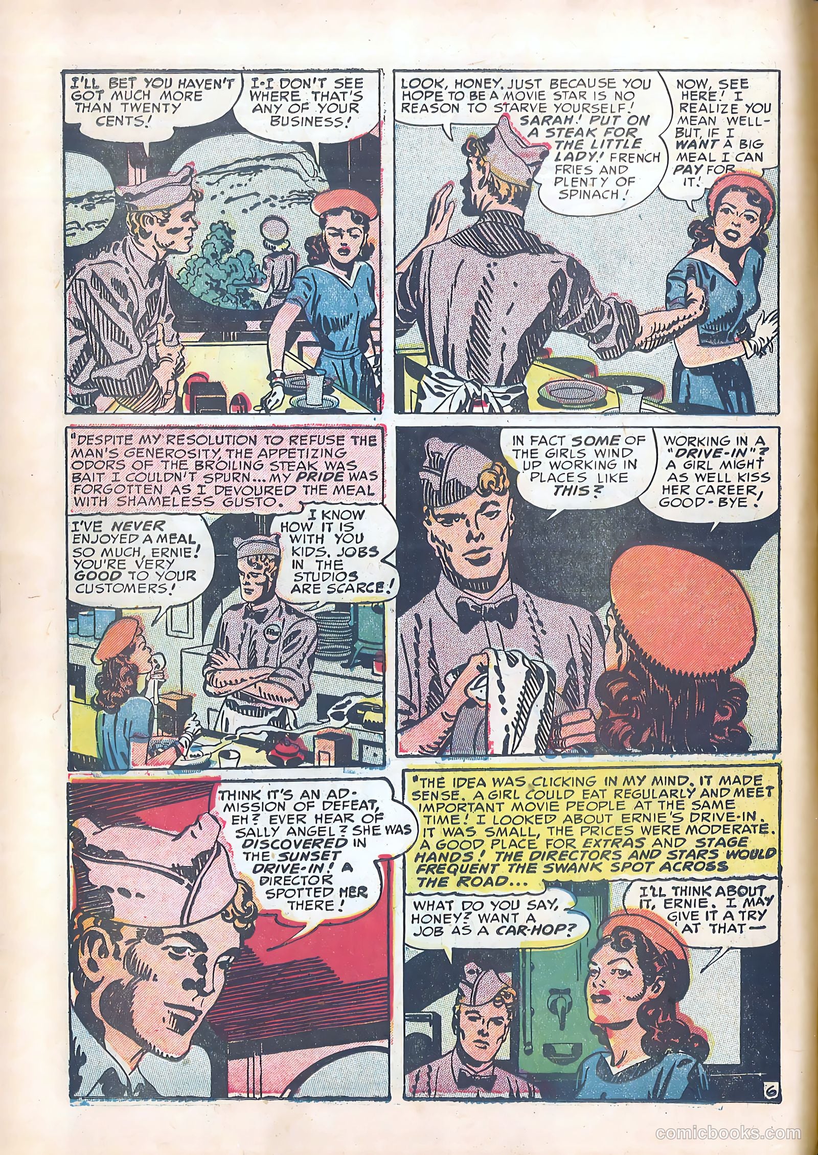 Young Romance #35 (1949) — page 8 of 52
