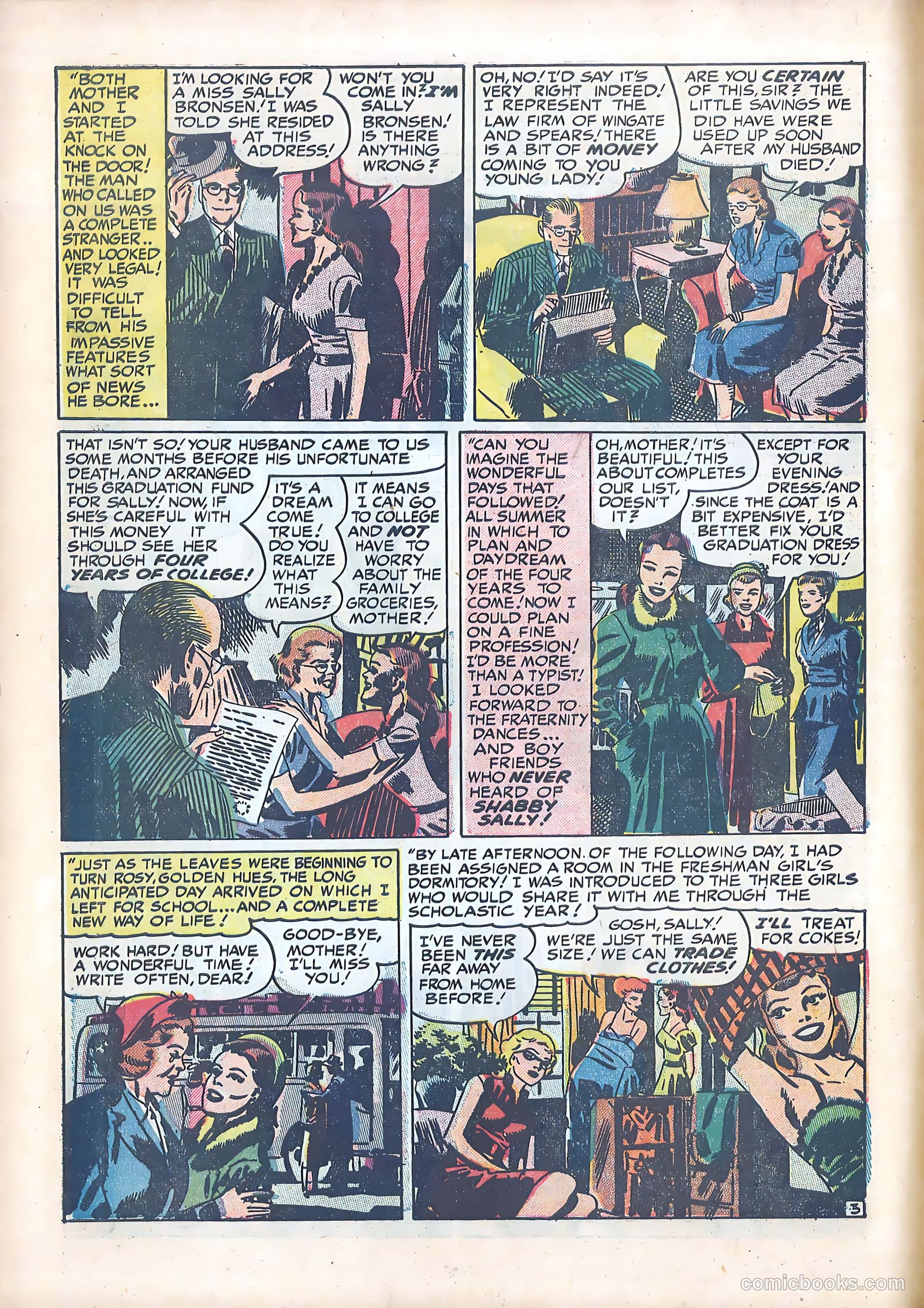 Young Romance #35 (1949) — page 20 of 52