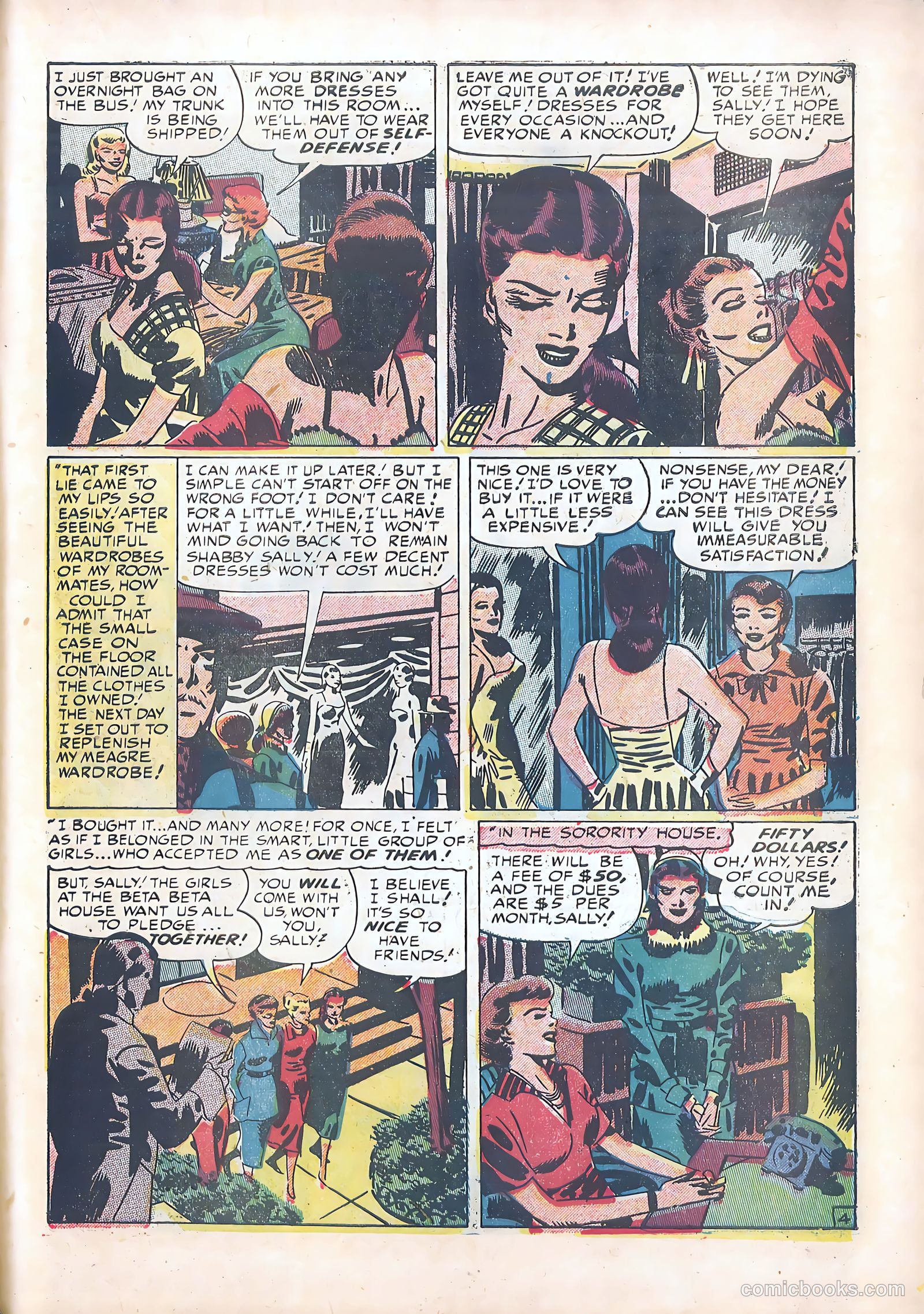 Young Romance #35 (1949) — page 21 of 52