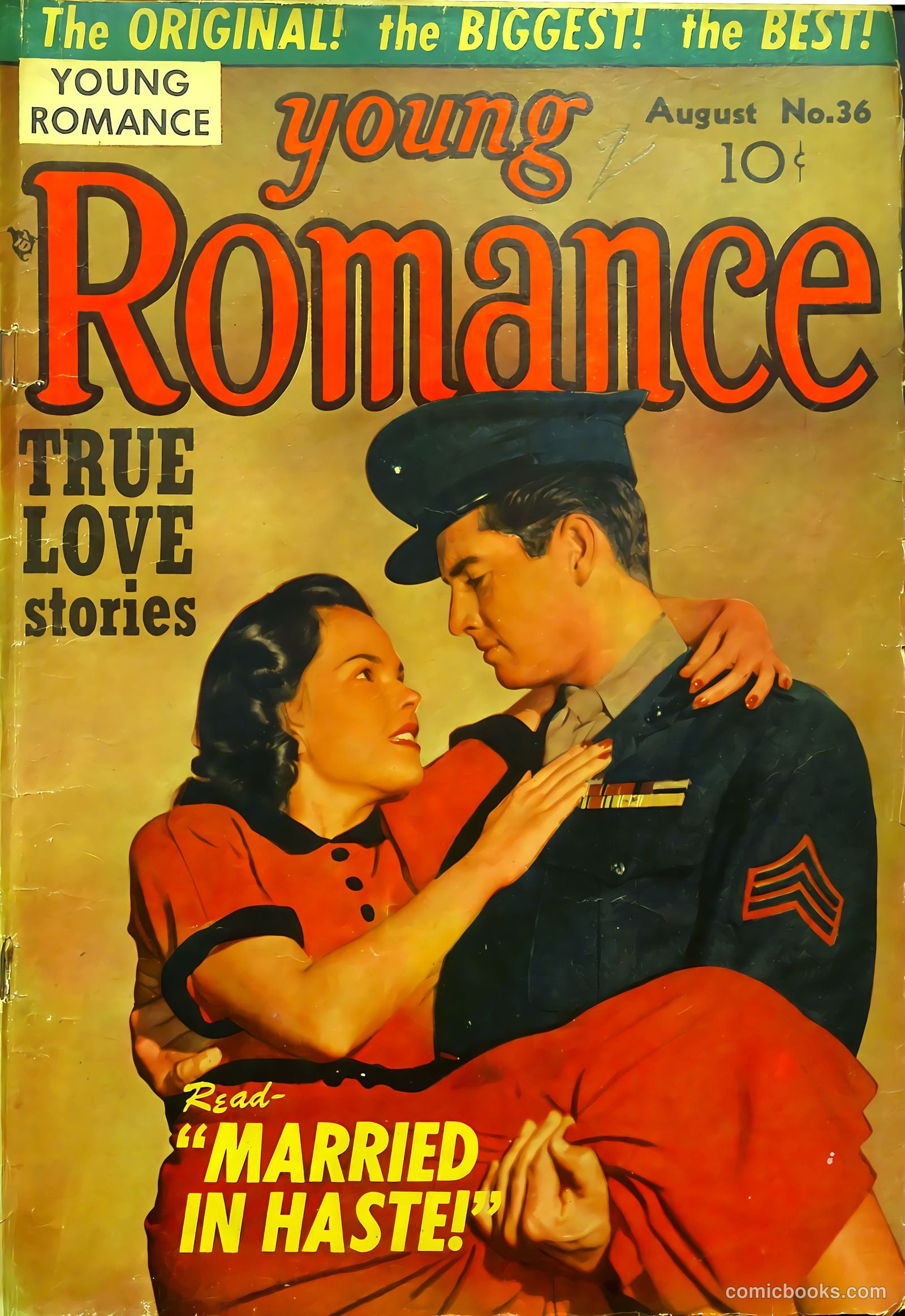 Young Romance #36 (1949) — page 2 of 53