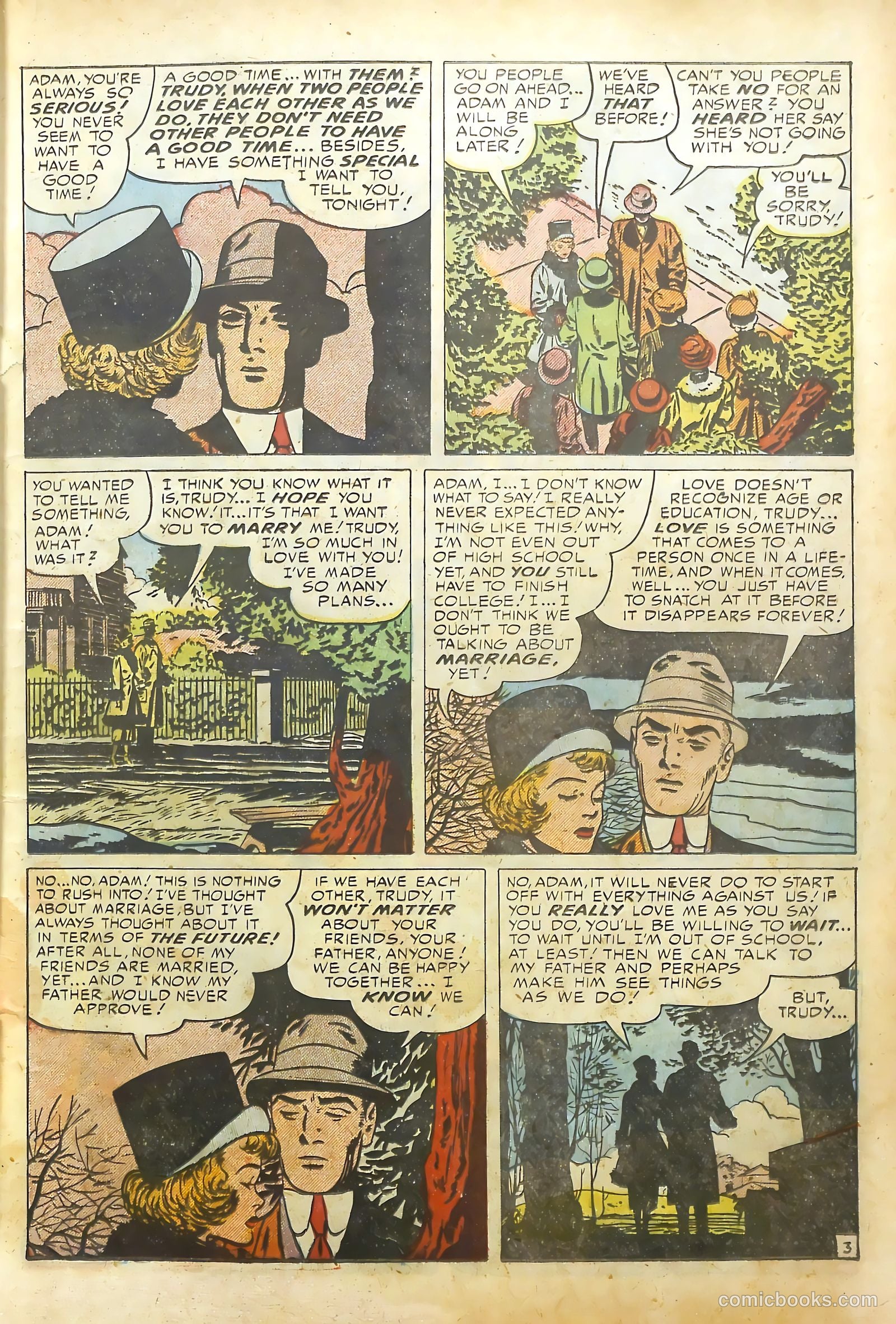 Young Romance #36 (1949) — page 6 of 53