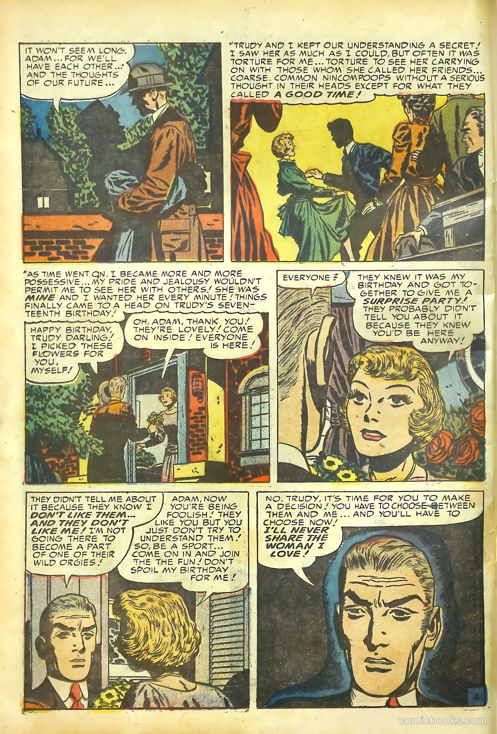 Young Romance #36 (1949) — page 7 of 53