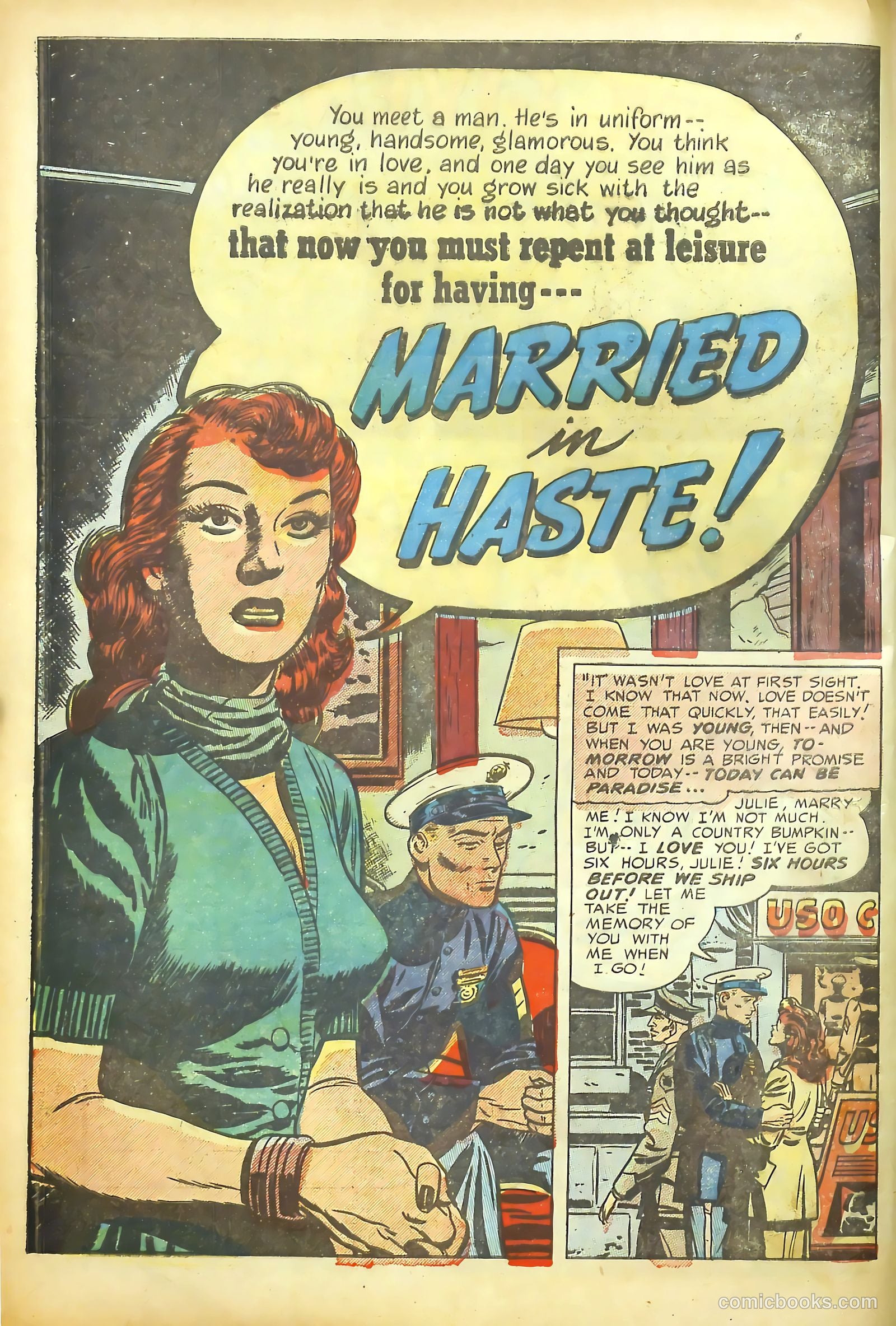 Young Romance #36 (1949) — page 17 of 53