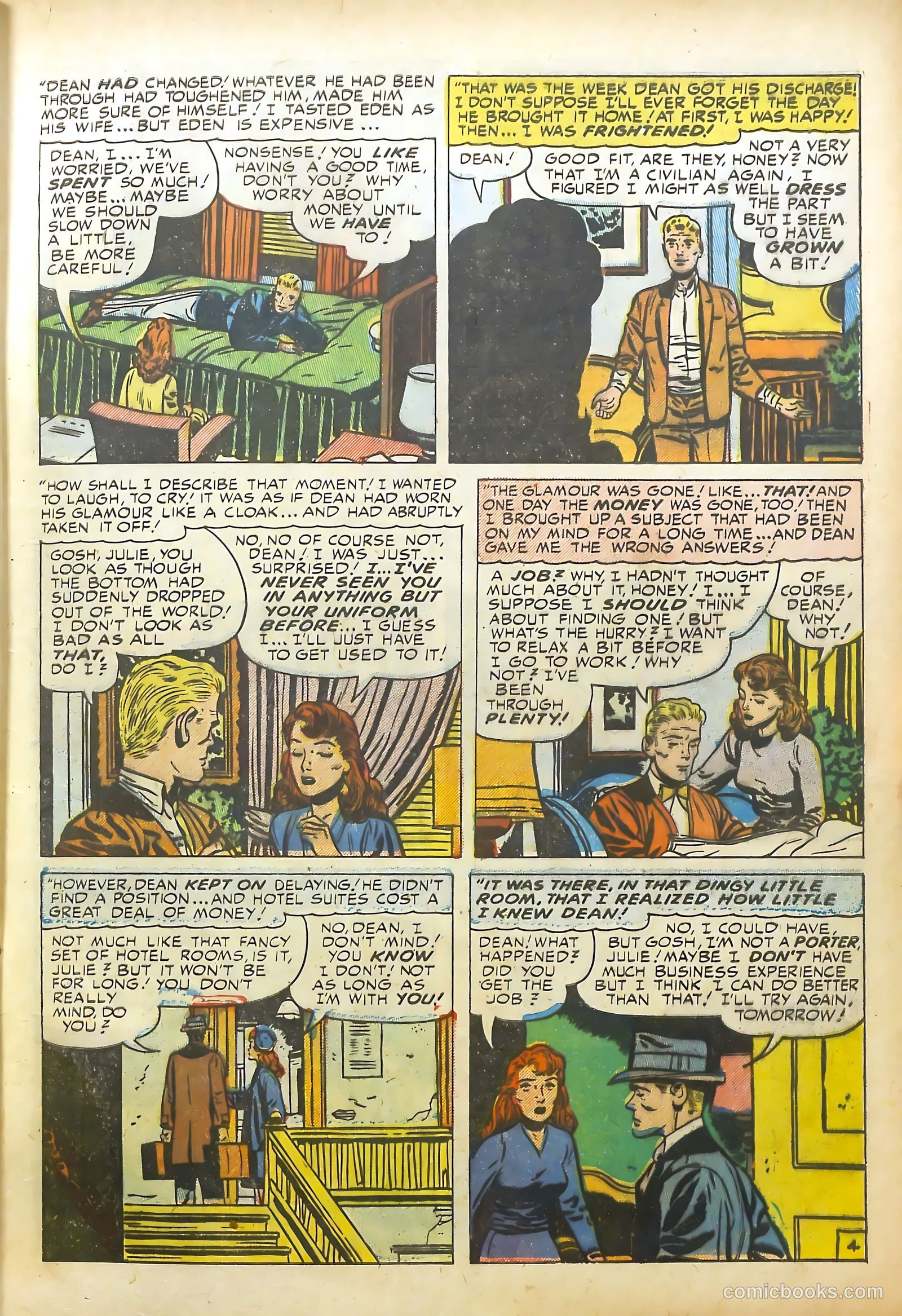 Young Romance #36 (1949) — page 20 of 53