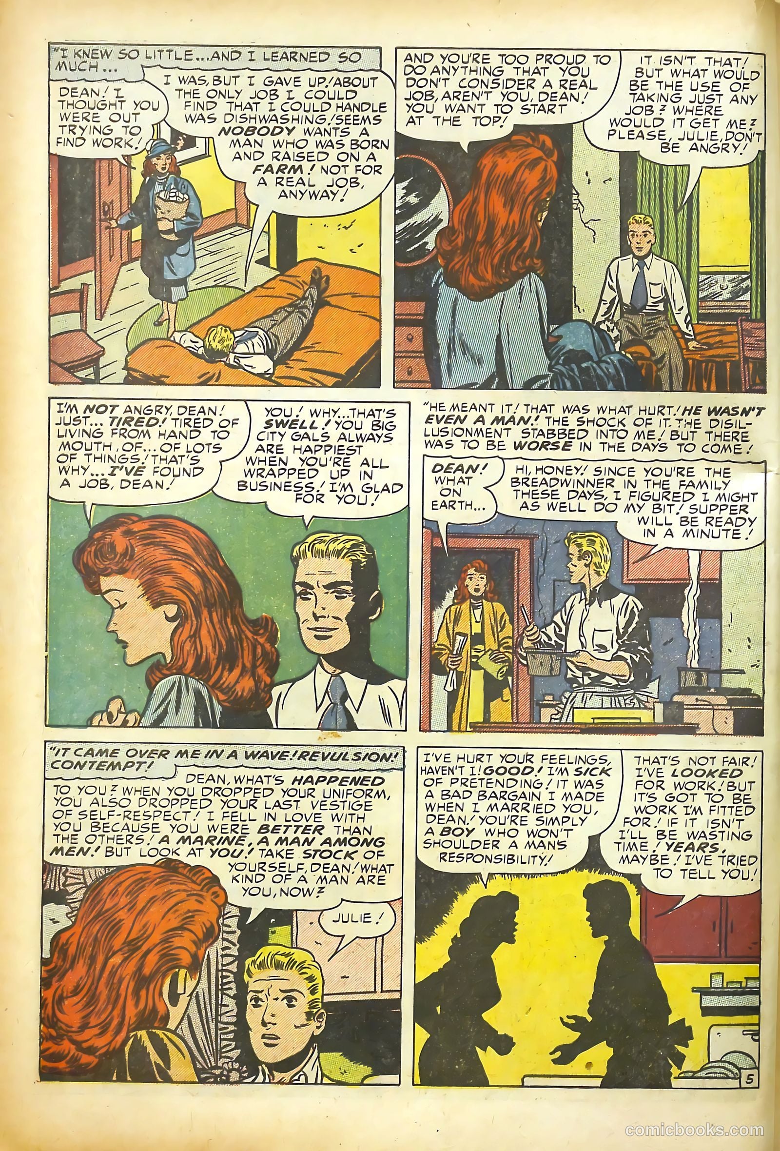 Young Romance #36 (1949) — page 21 of 53